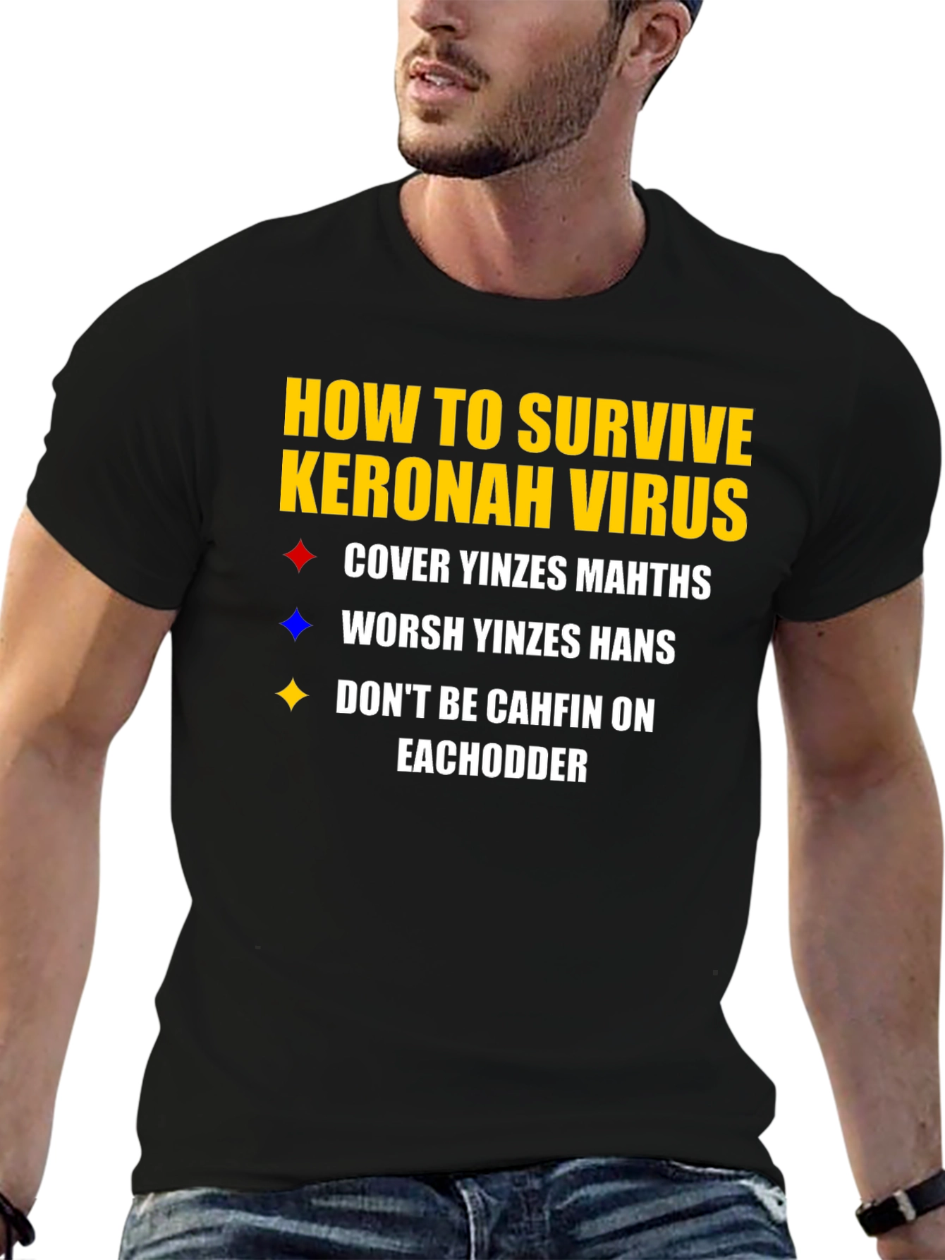Humorous Keronah Virus Survival T-Shirt