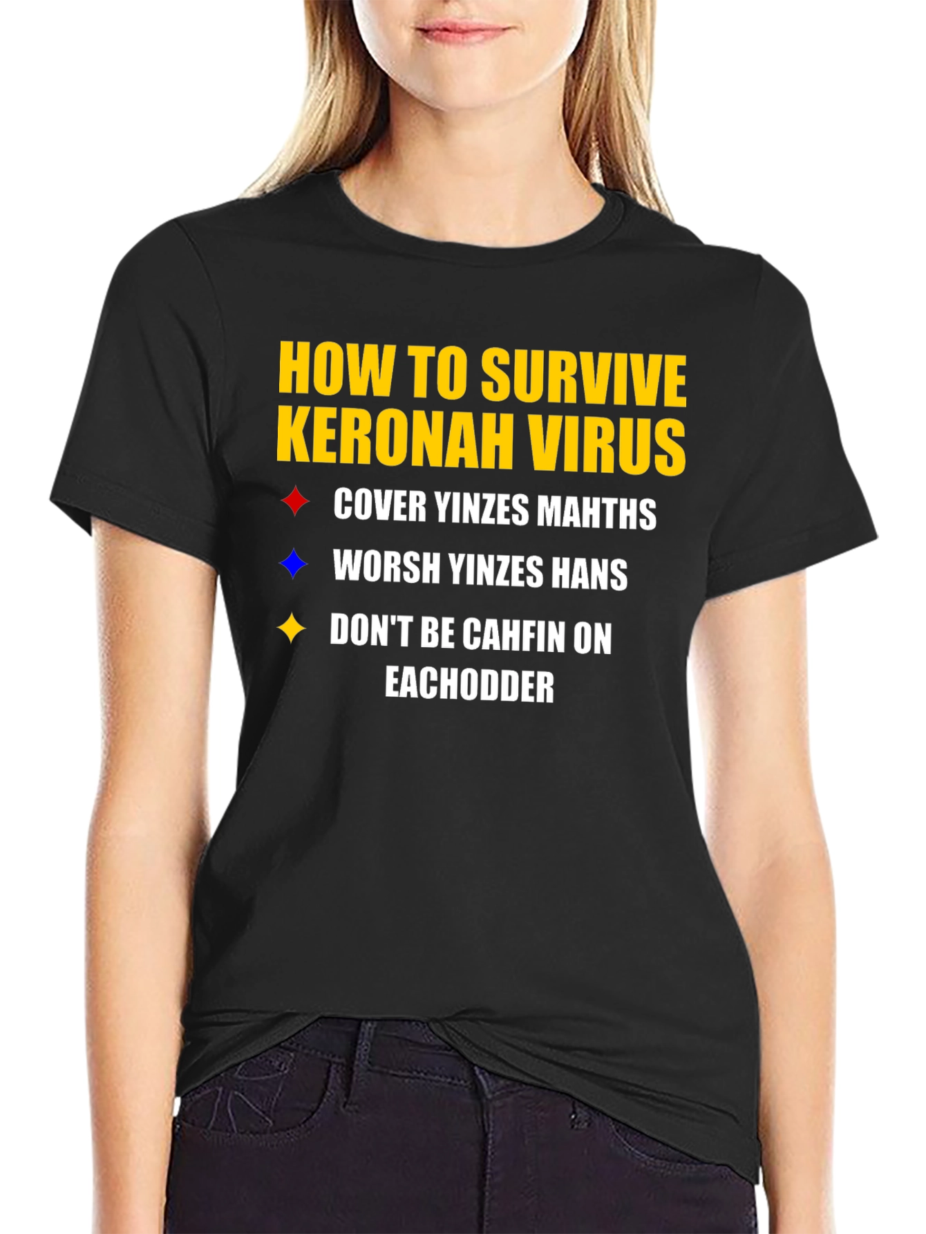 Humorous Keronah Virus Survival T-Shirt