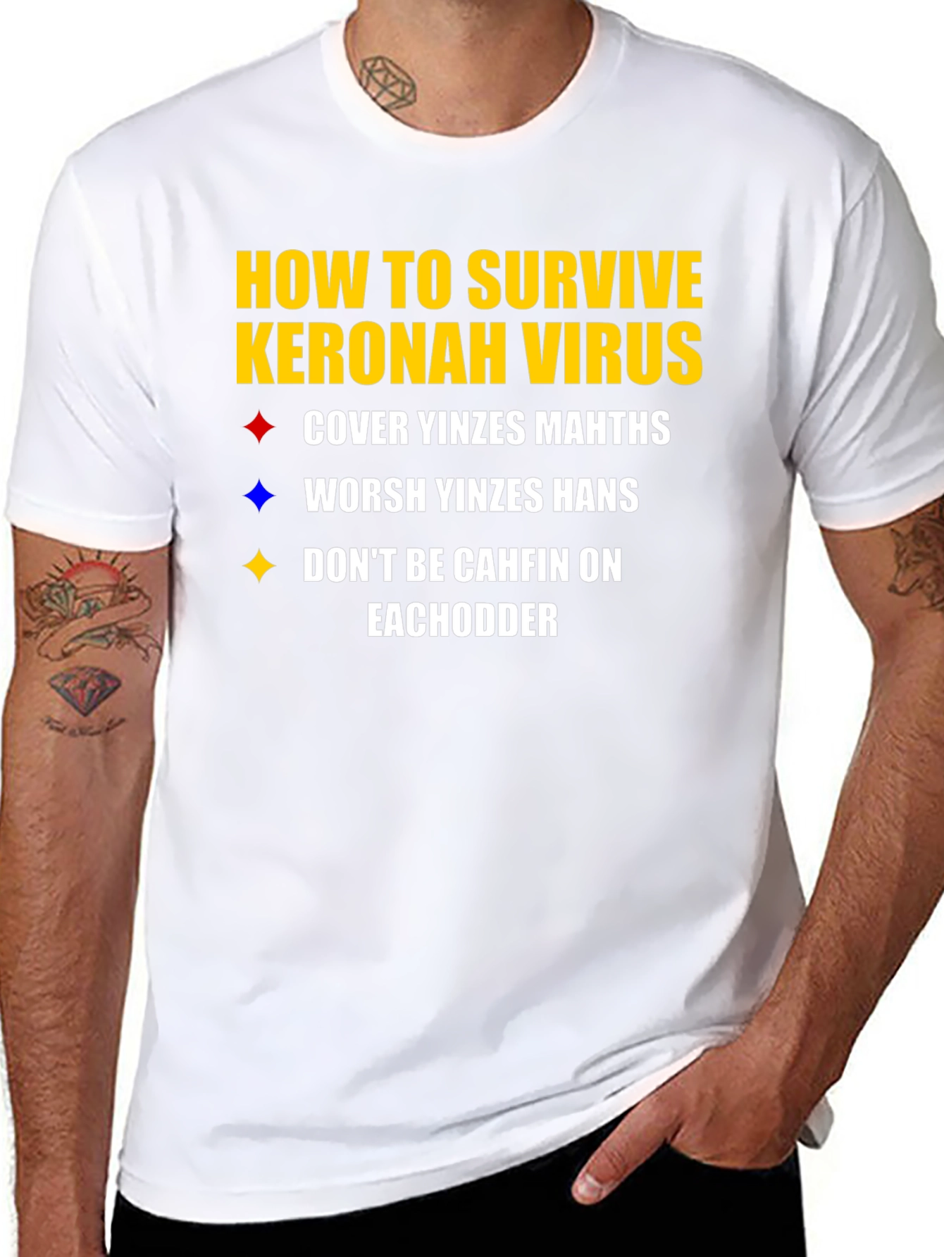 Humorous Keronah Virus Survival T-Shirt