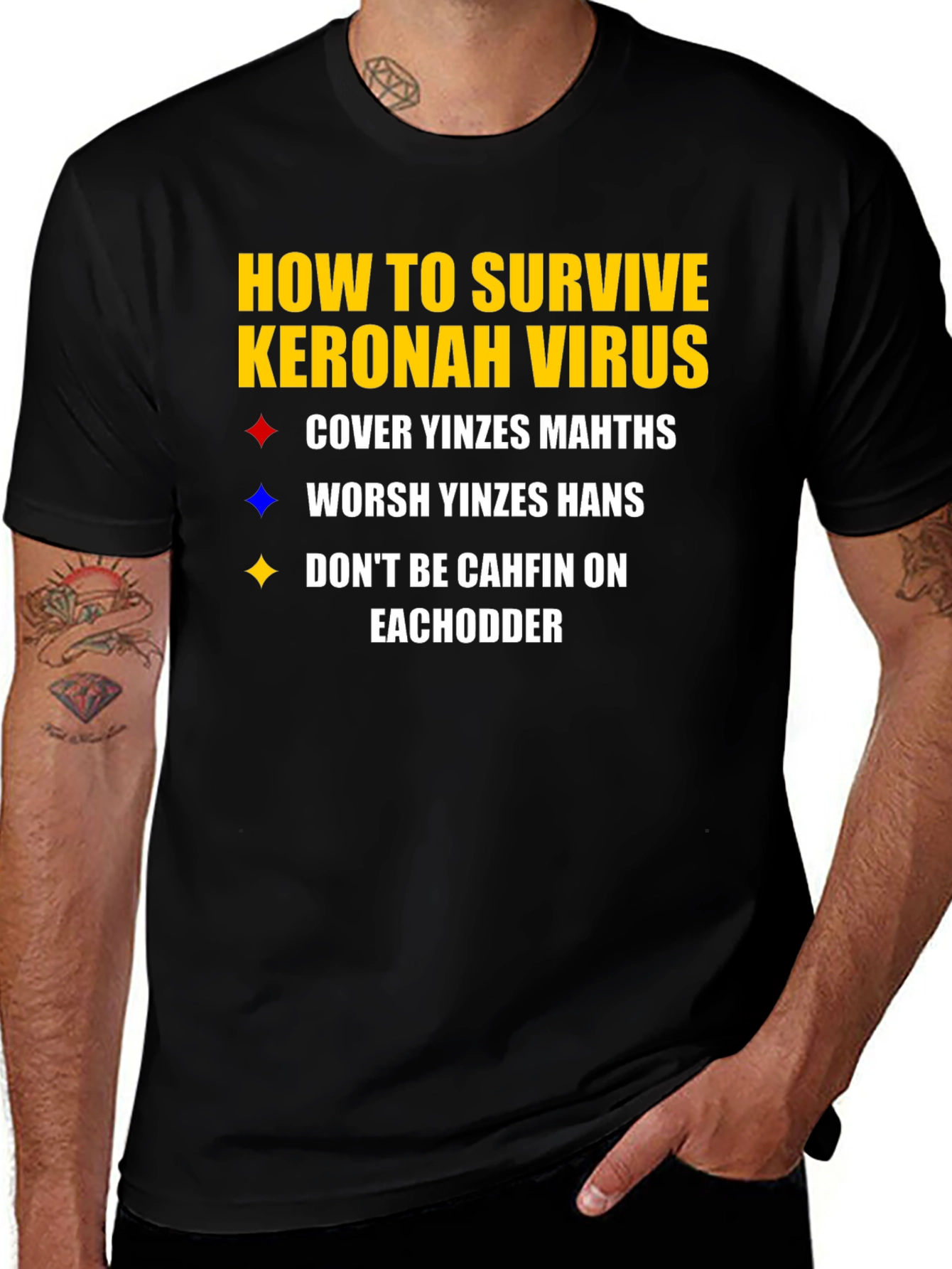 Humorous Keronah Virus Survival T-Shirt