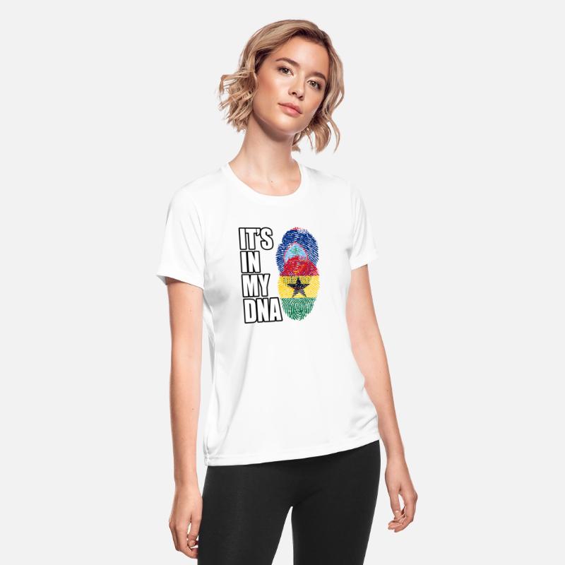Guam And Ghanaian Mix Heritage DNA Flag