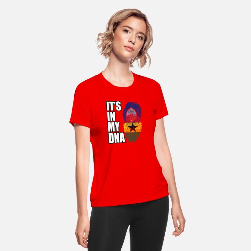 Guam And Ghanaian Mix Heritage DNA Flag