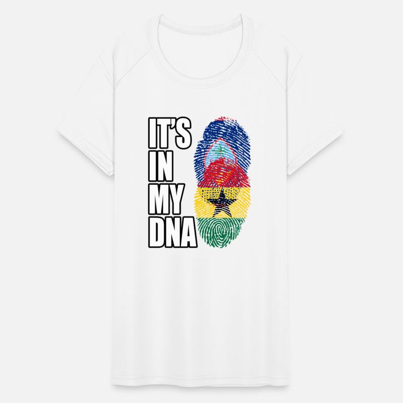 Guam And Ghanaian Mix Heritage DNA Flag
