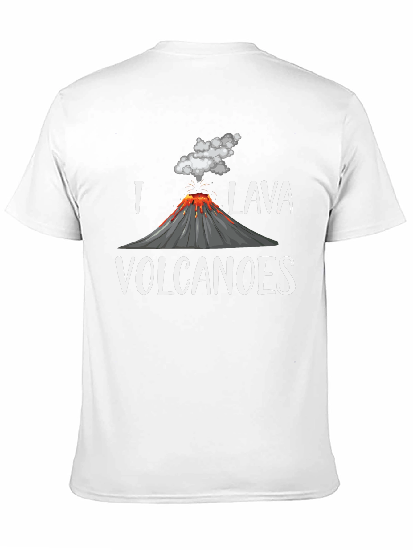 I Lava Volcanoes Black Graphic T-Shirt