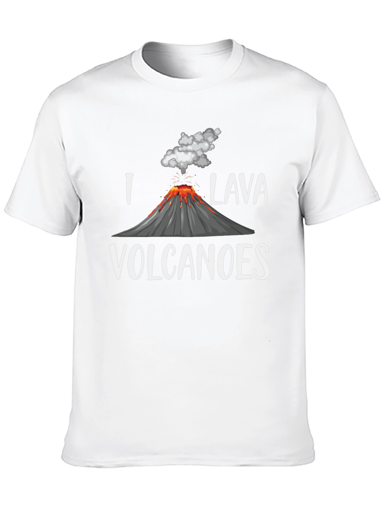 I Lava Volcanoes Black Graphic T-Shirt