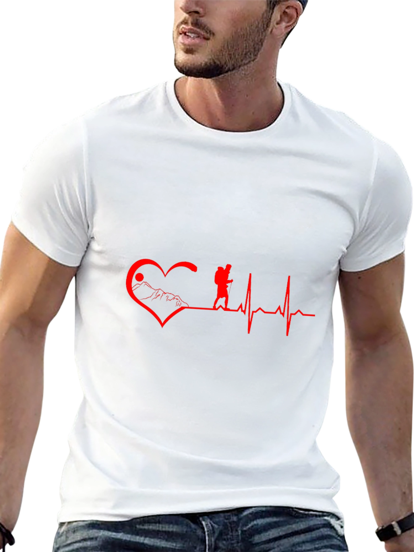 Hiking Heartbeat T-Shirt