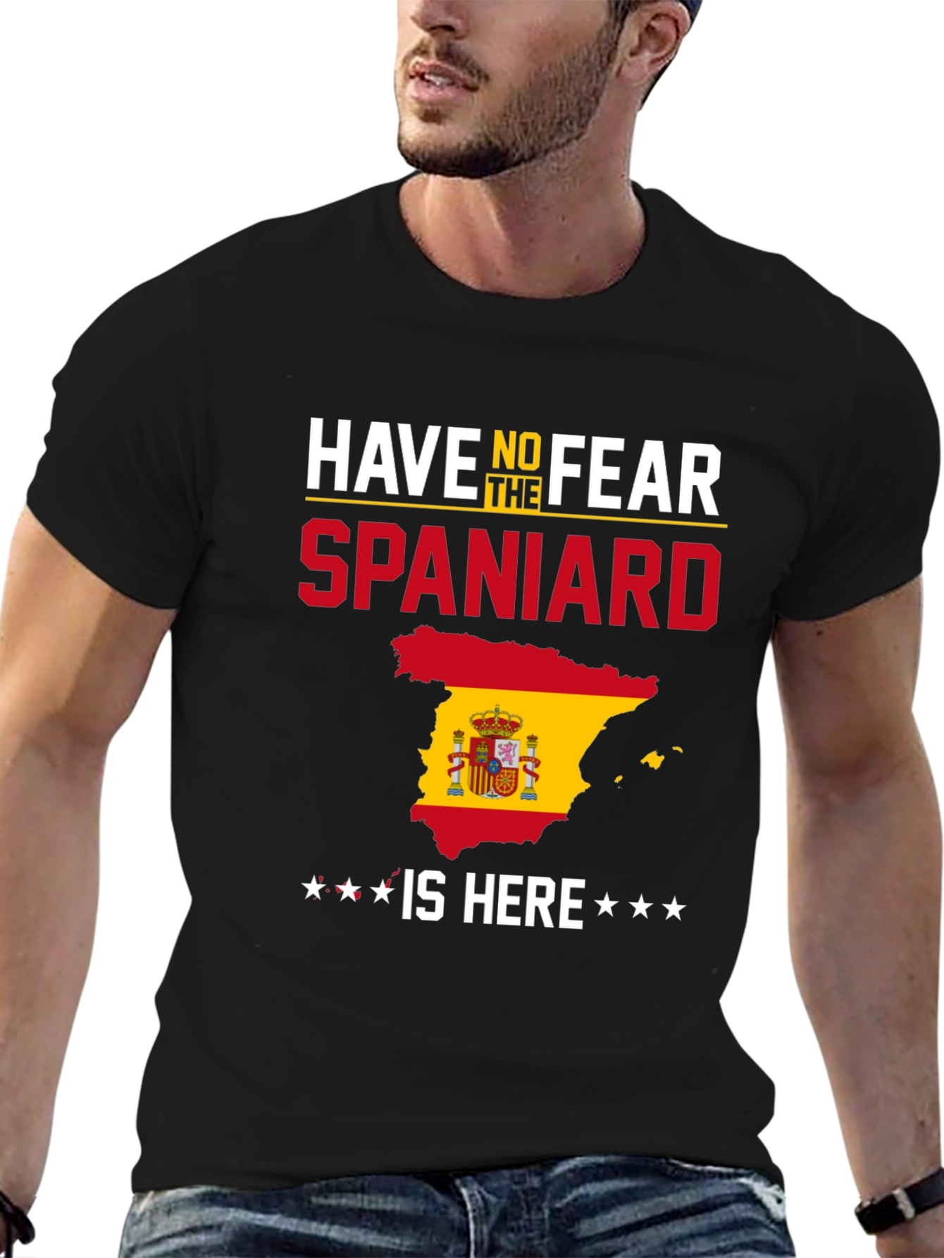 Have No Fear Spaniard Spain Flag T-Shirt
