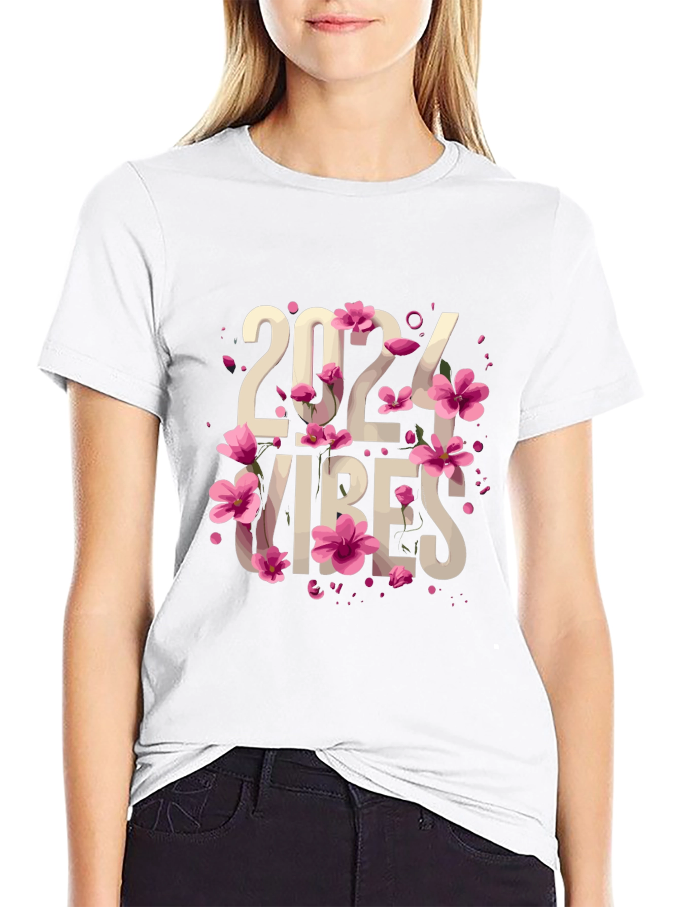 2024 Vibes Floral T-Shirt