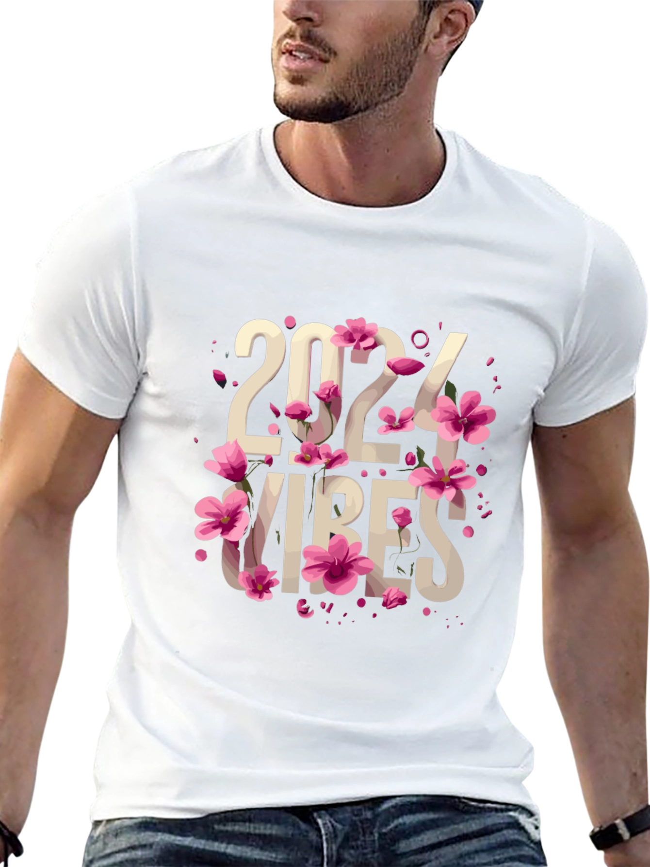 2024 Vibes Floral T-Shirt