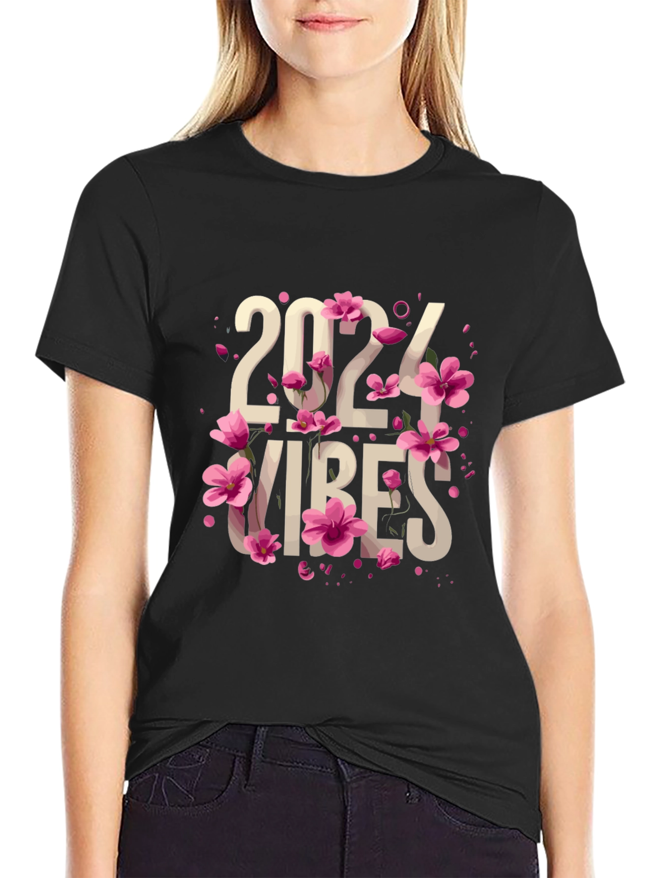 2024 Vibes Floral T-Shirt