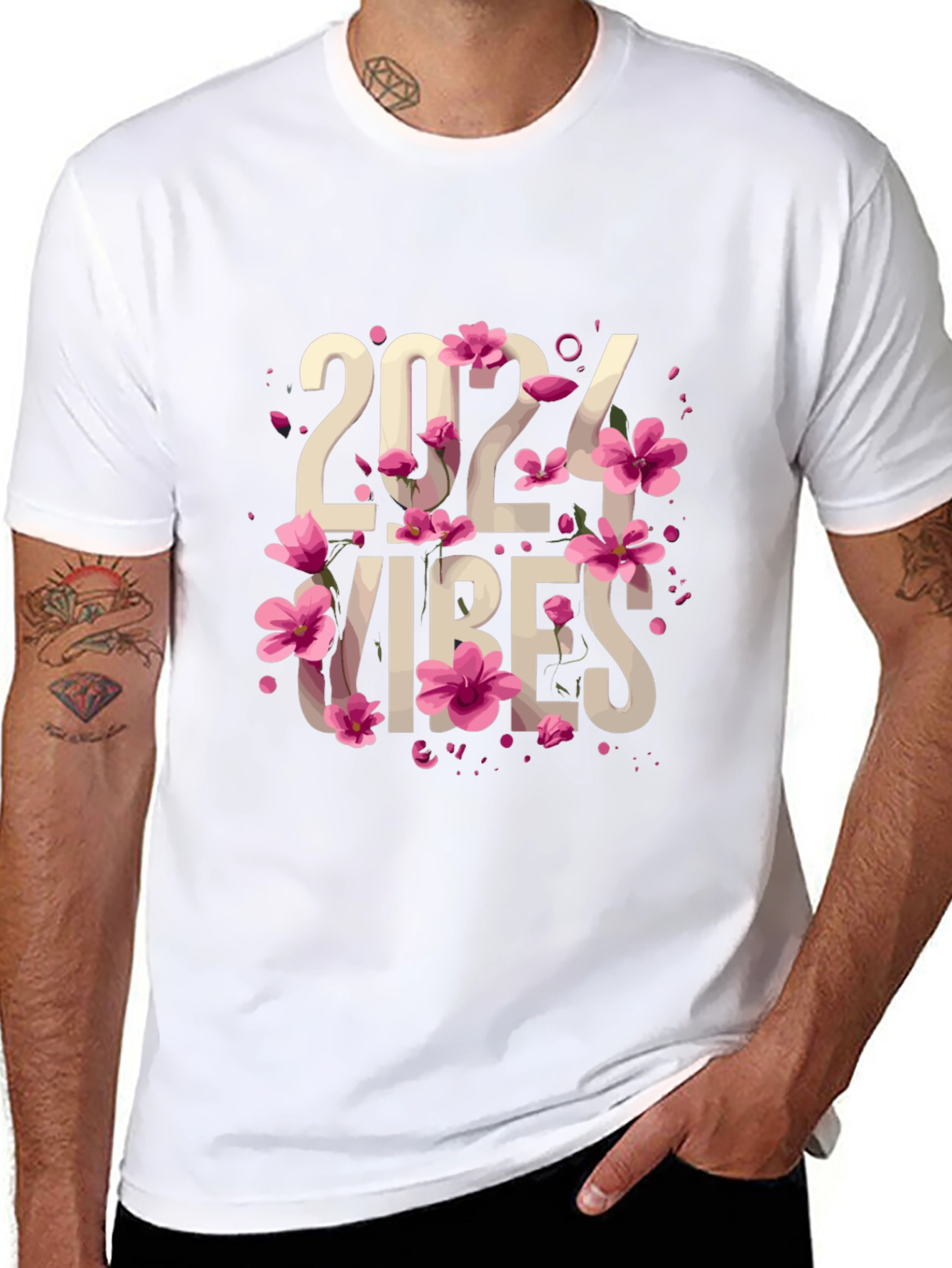 2024 Vibes Floral T-Shirt