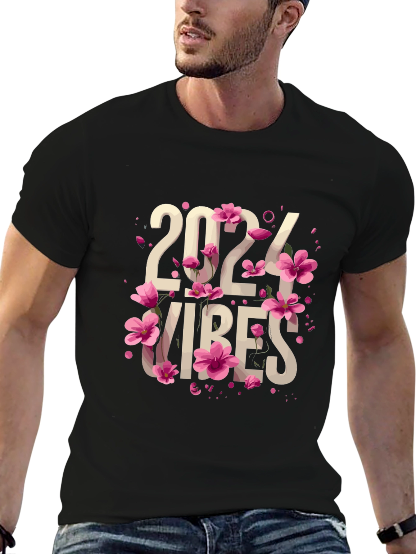 2024 Vibes Floral T-Shirt