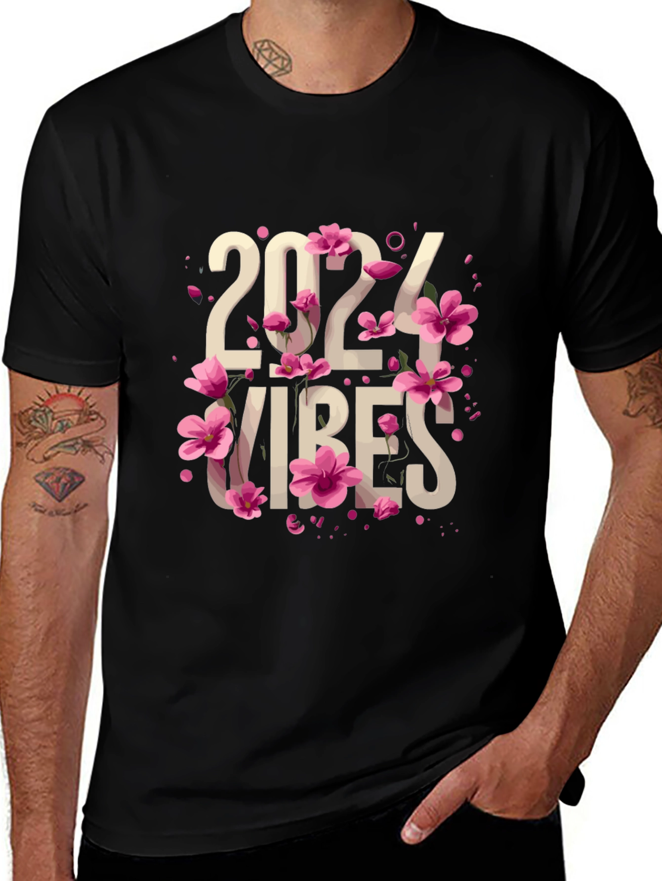 2024 Vibes Floral T-Shirt