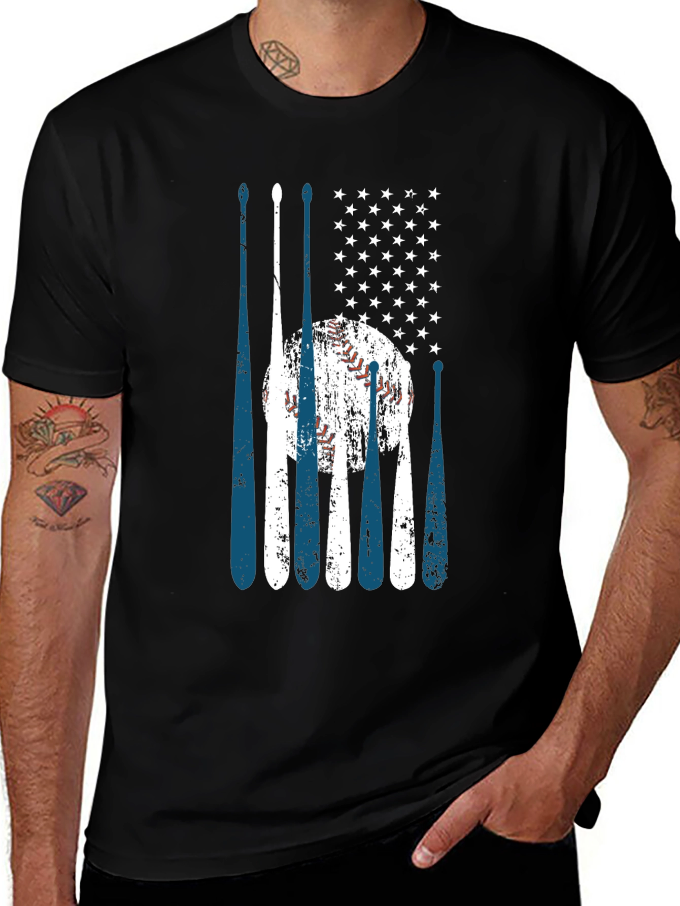 Baseball Flag T-Shirt