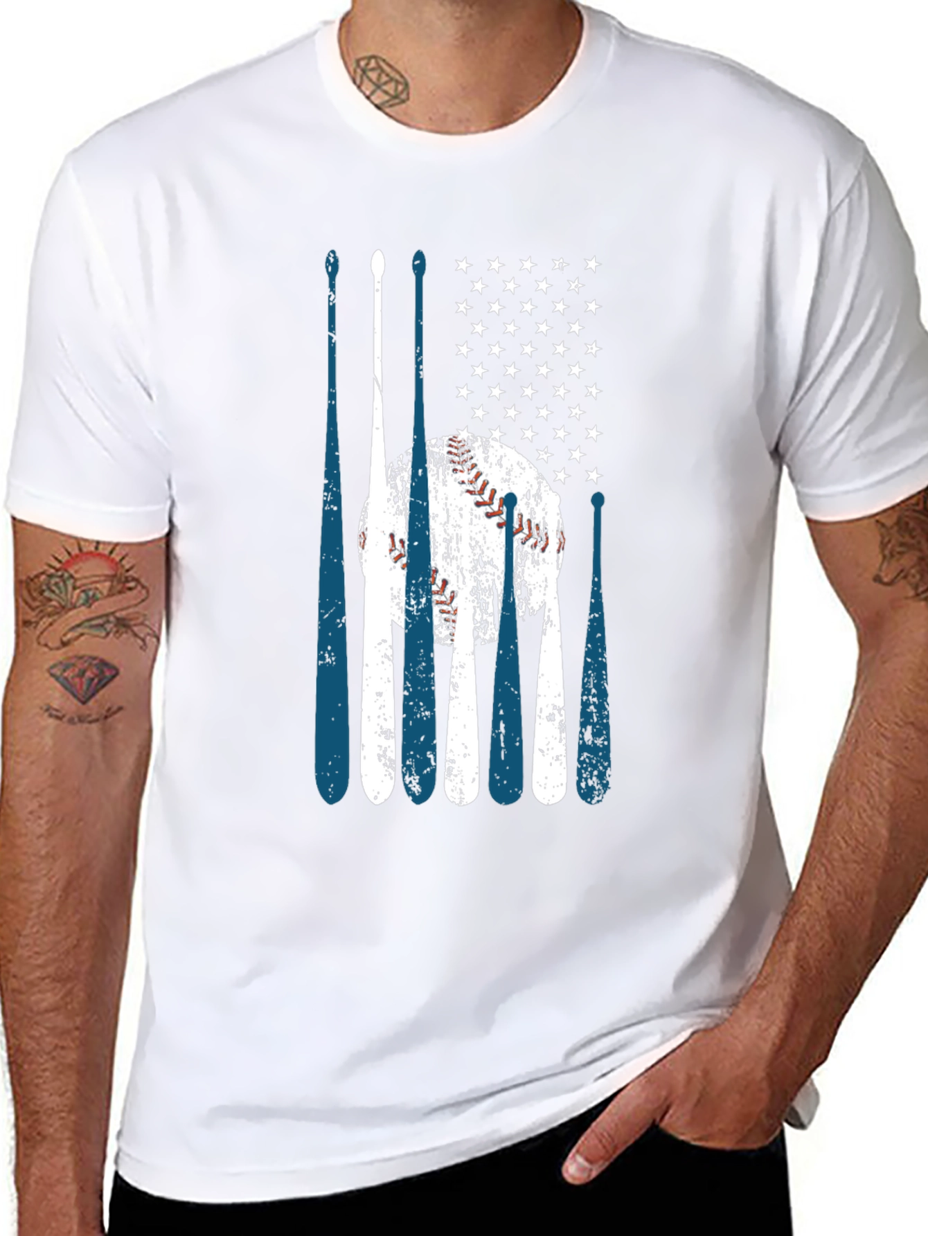 Baseball Flag T-Shirt