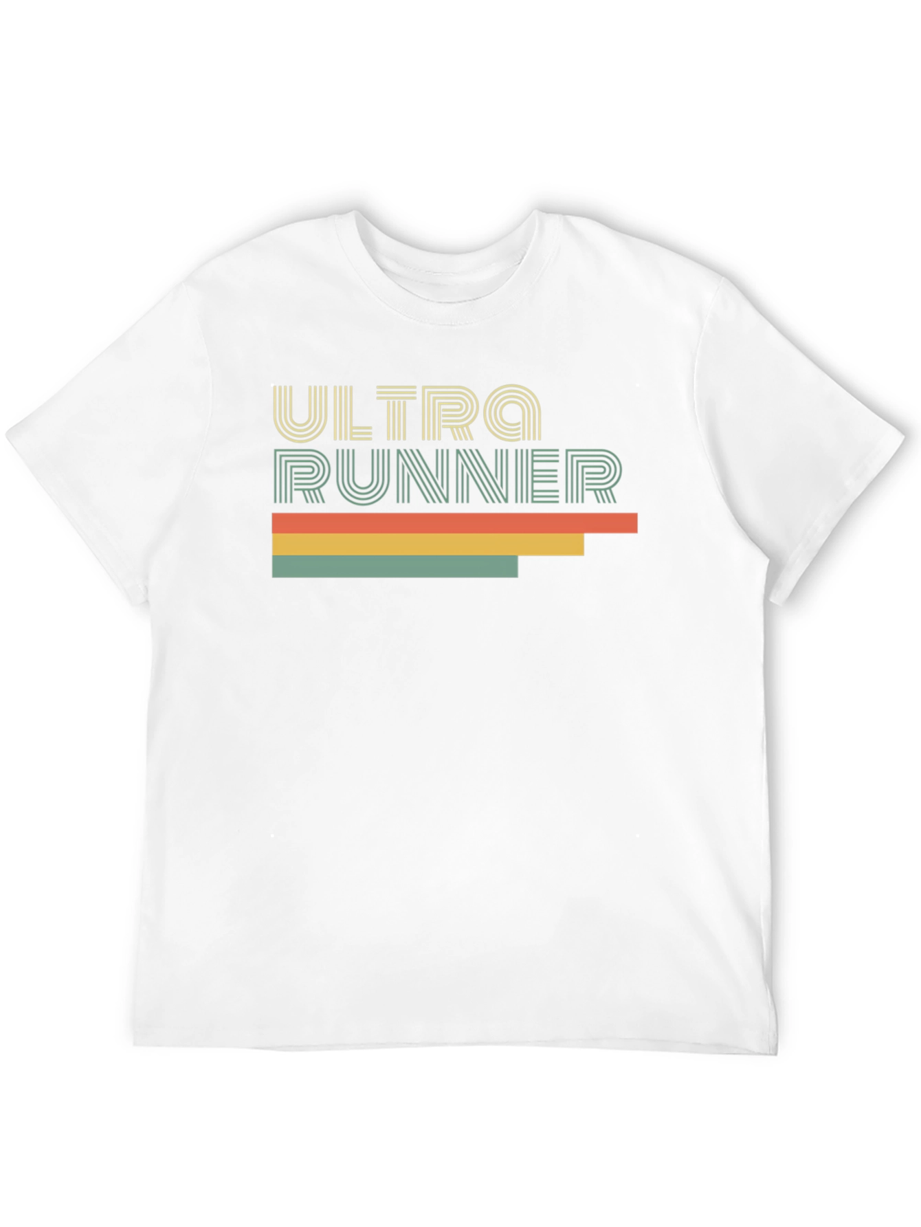 Ultra Runner Retro Style Black T-Shirt