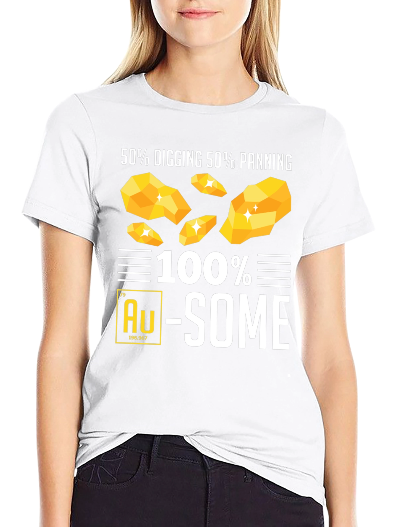 100% Au-Some Gold Panning T-Shirt