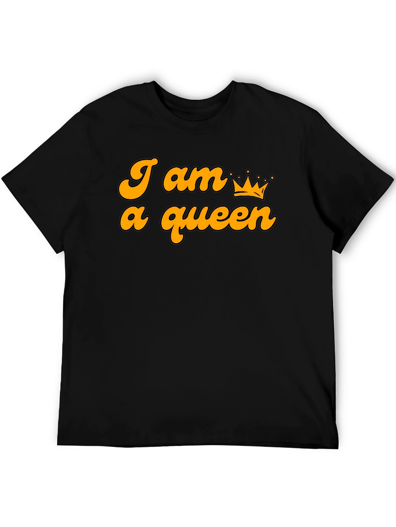 I am a Queen Graphic T-Shirt - Black