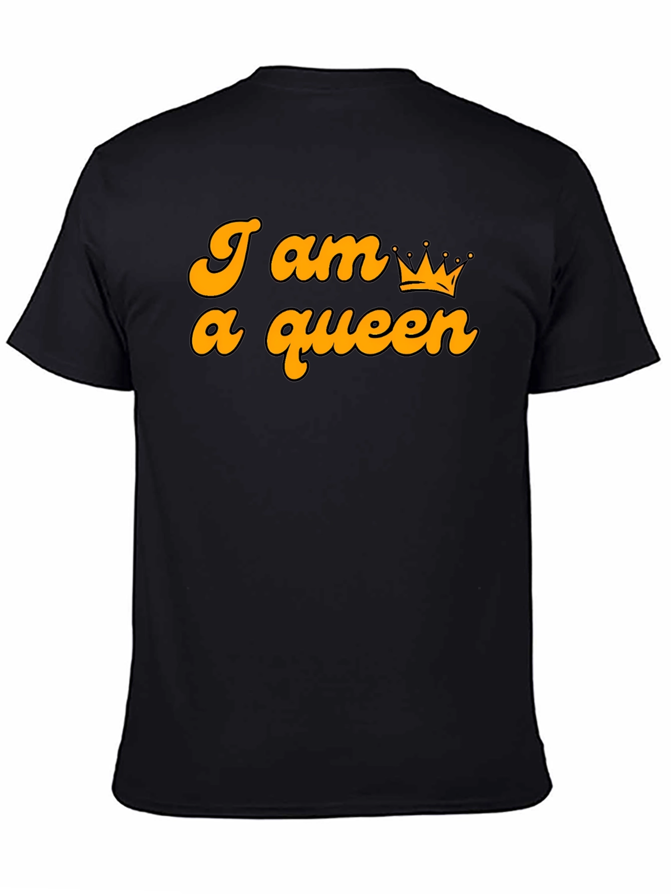 I am a Queen Graphic T-Shirt - Black