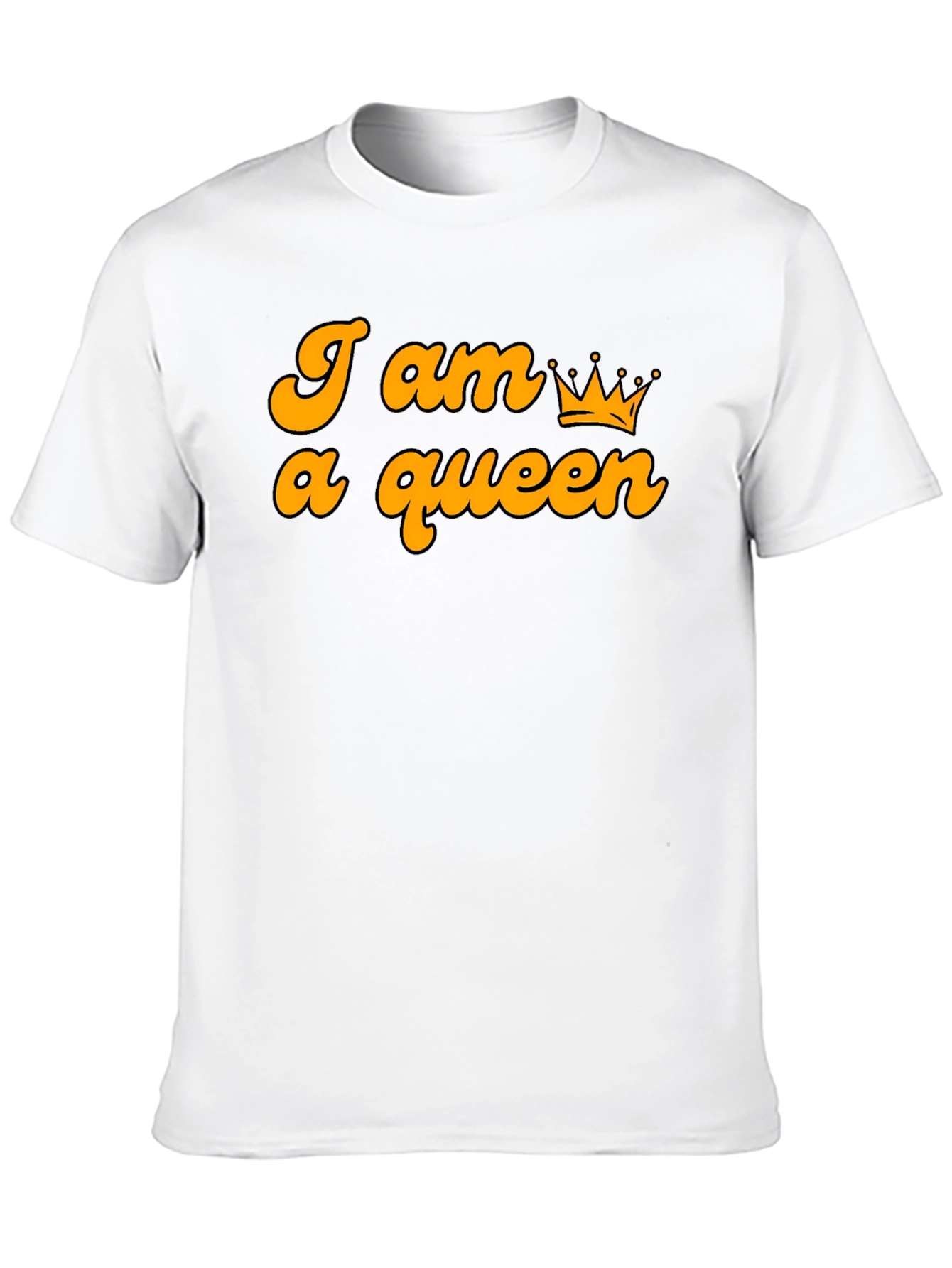 I am a Queen Graphic T-Shirt - Black