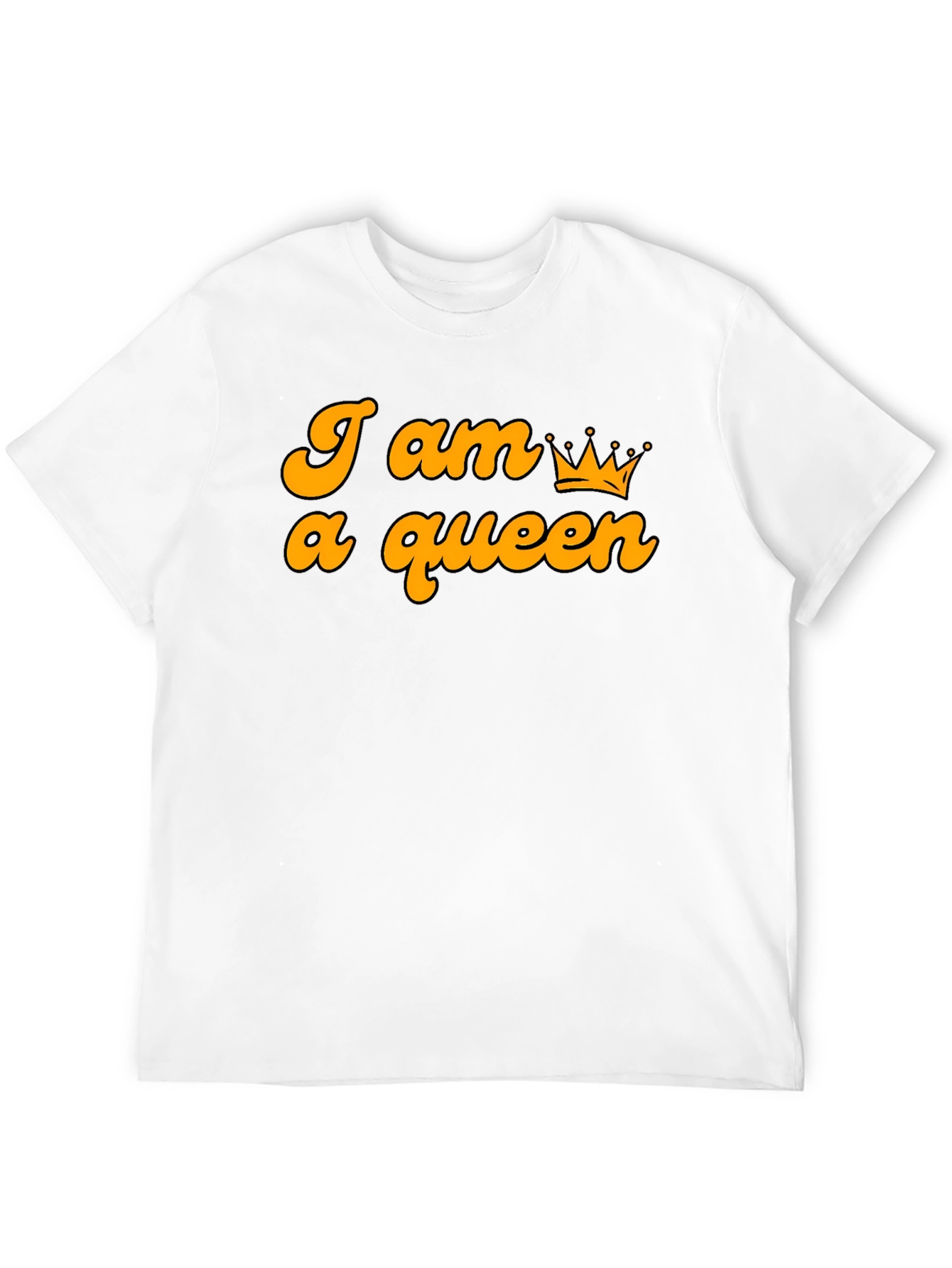 I am a Queen Graphic T-Shirt - Black