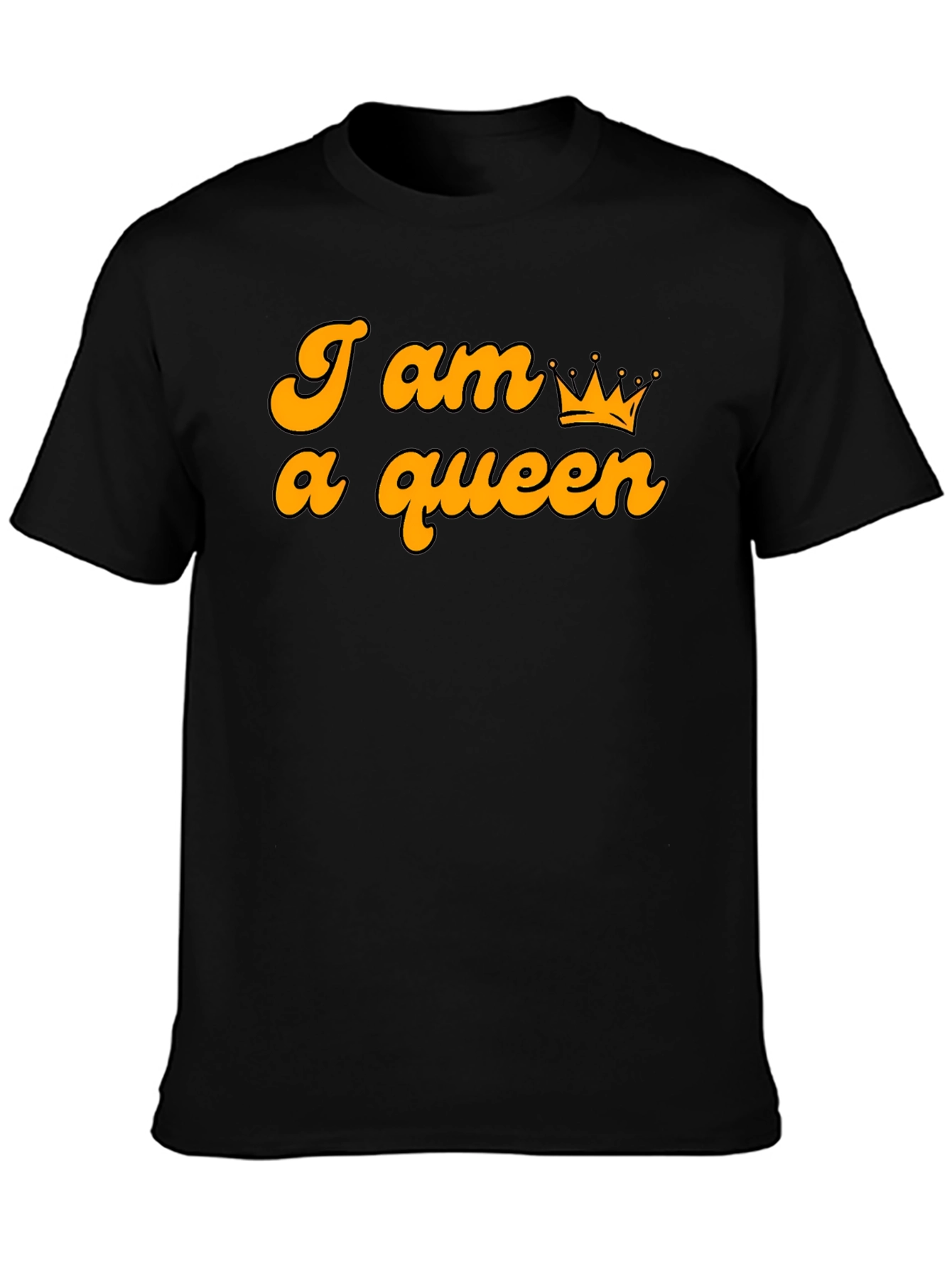 I am a Queen Graphic T-Shirt - Black