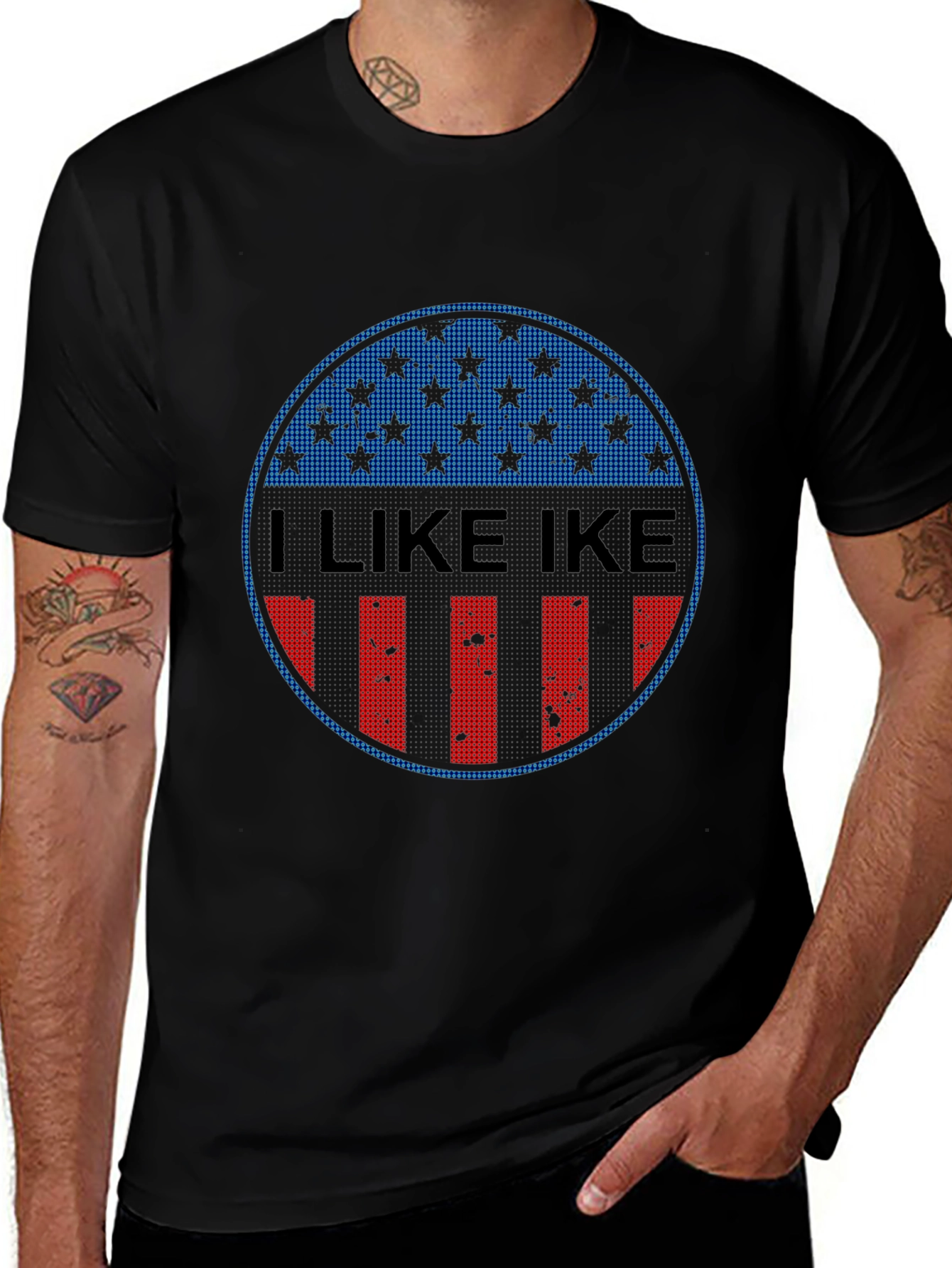 I Like Ike Patriotic USA T-Shirt