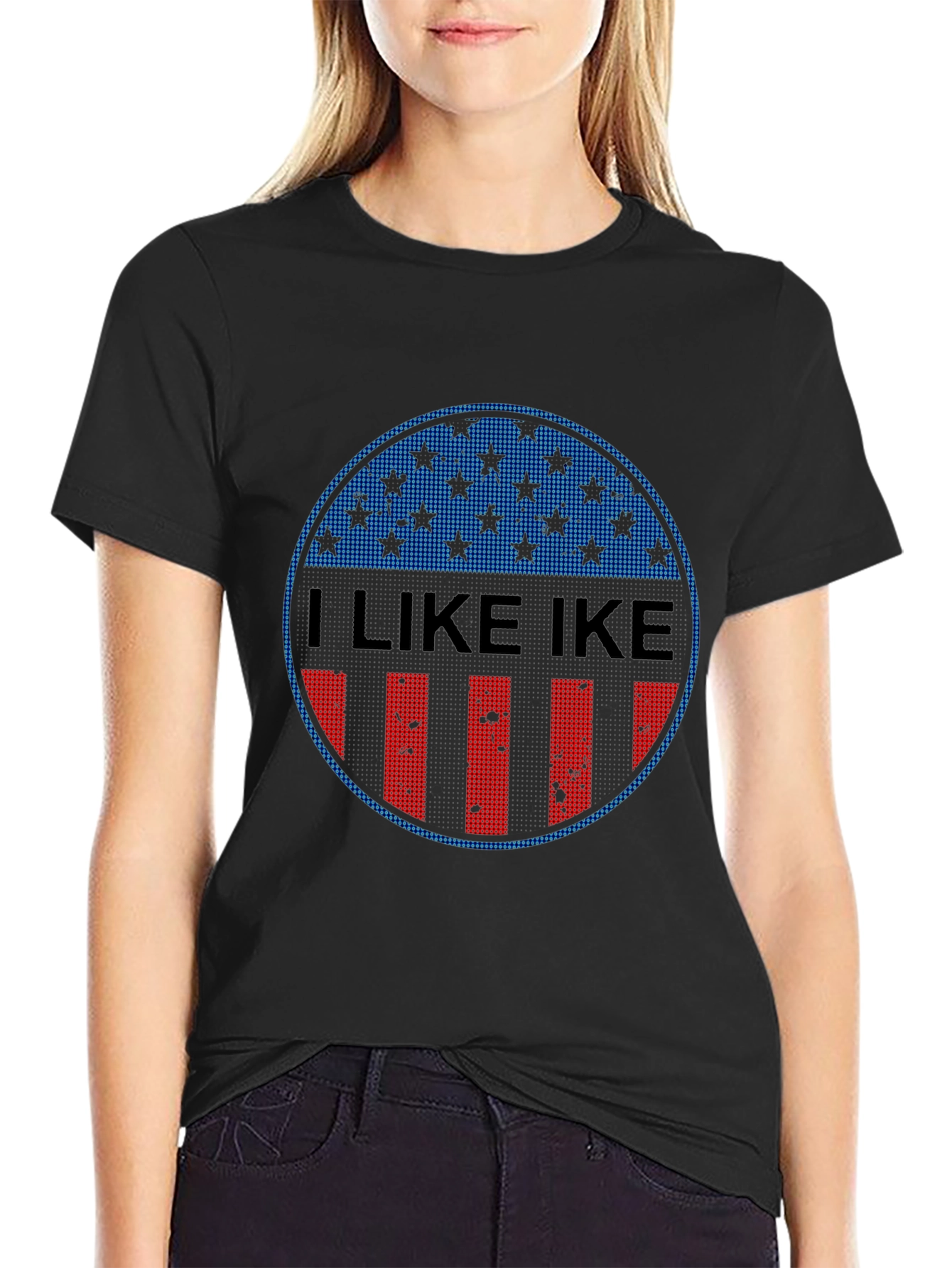 I Like Ike Patriotic USA T-Shirt