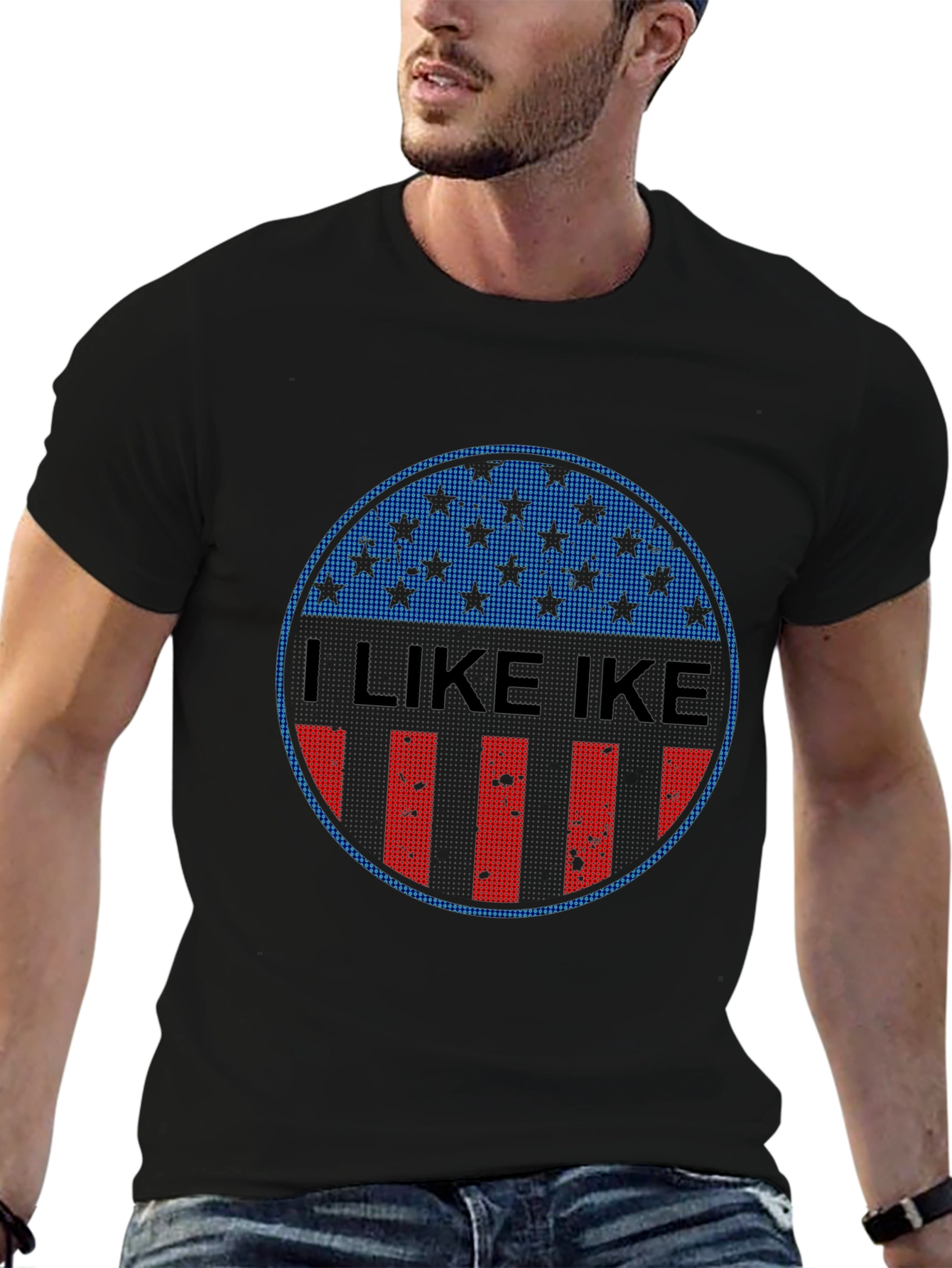 I Like Ike Patriotic USA T-Shirt