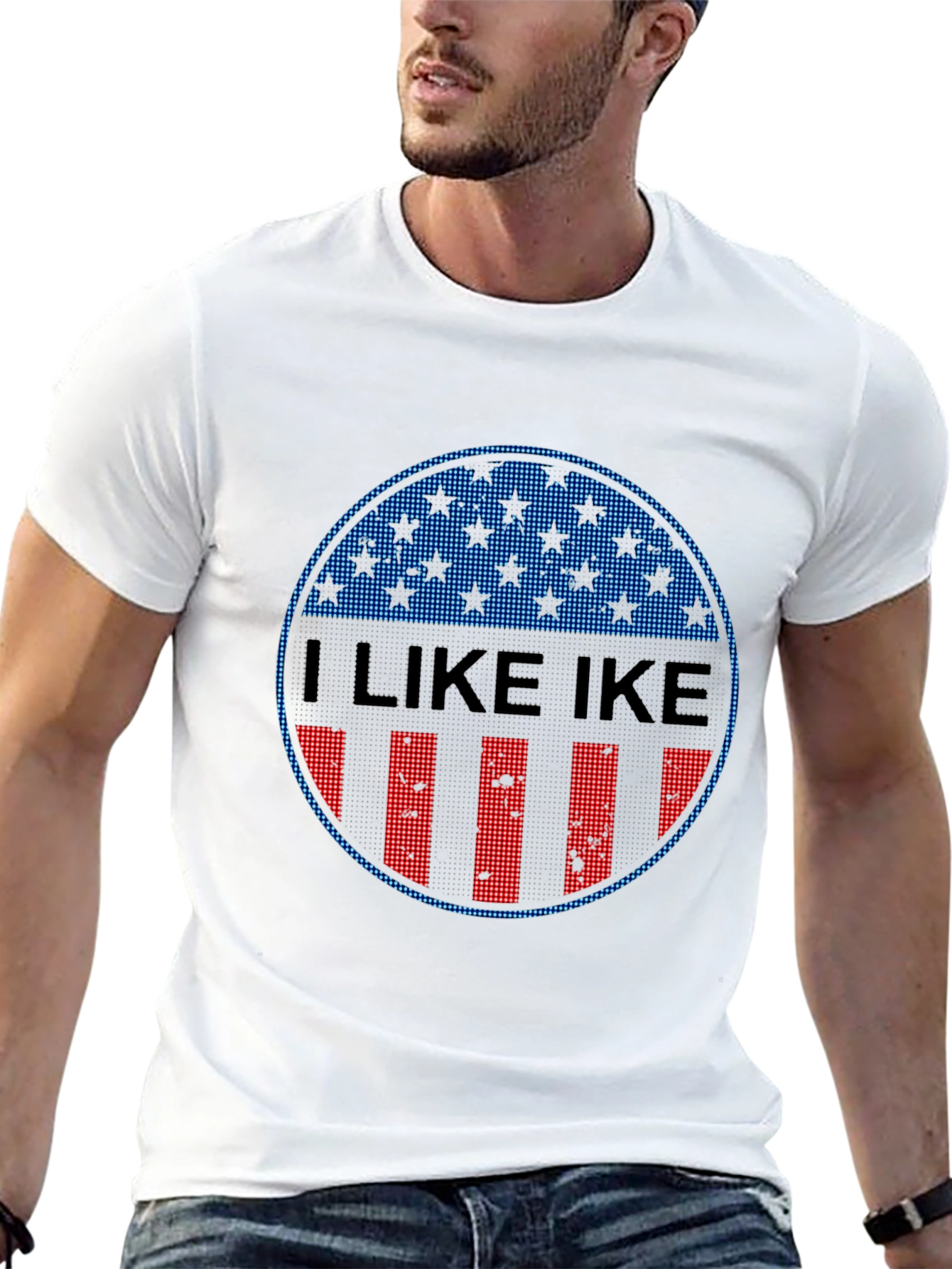 I Like Ike Patriotic USA T-Shirt