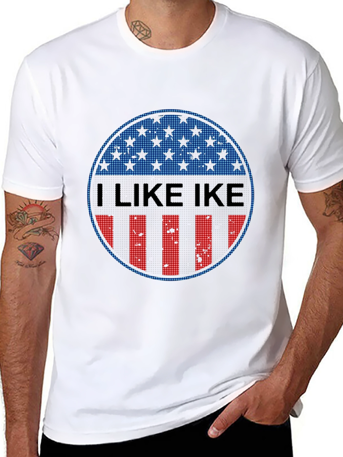 I Like Ike Patriotic USA T-Shirt