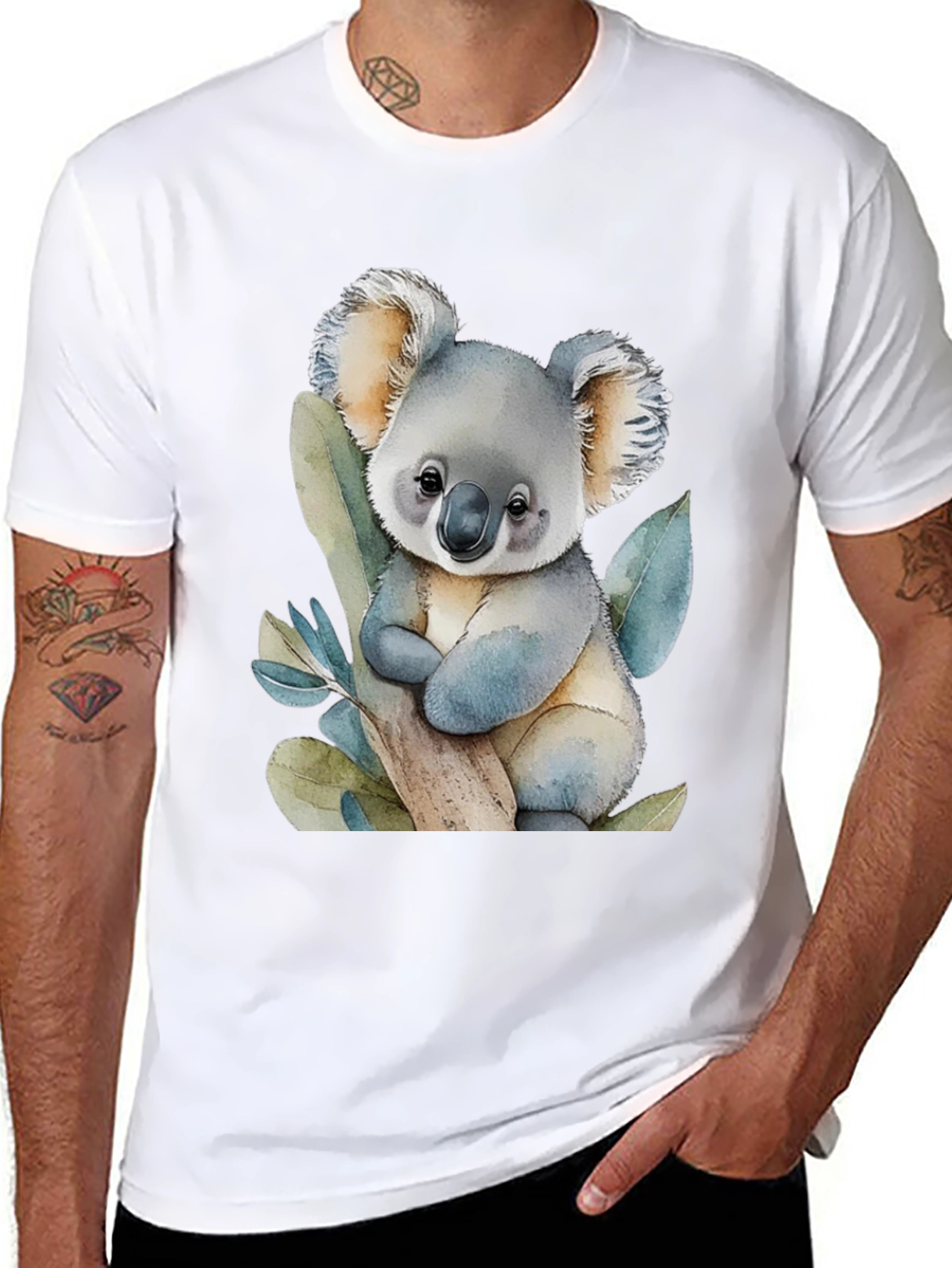 Cute Koala Bear Graphic T-Shirt
