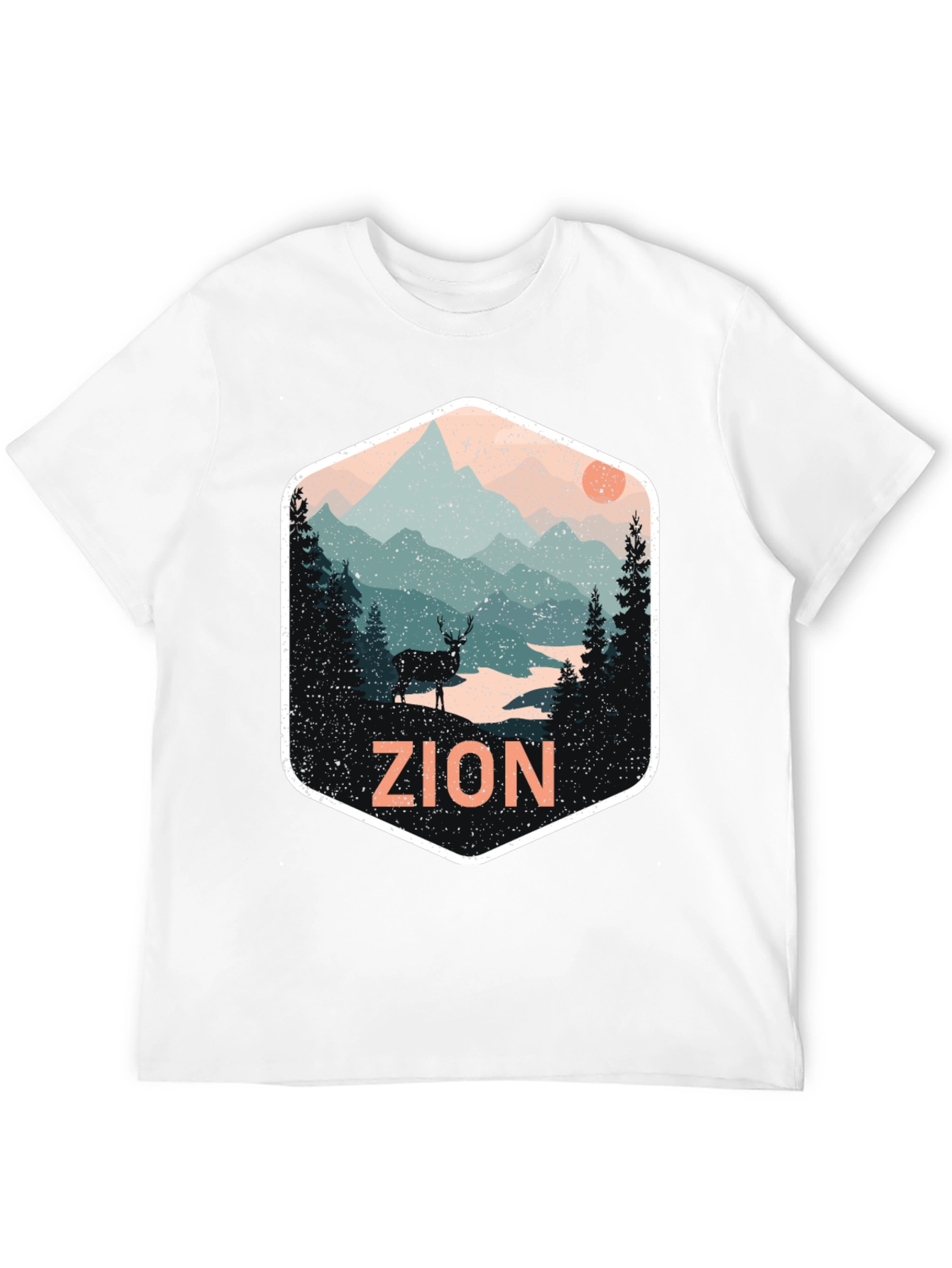 Zion Deer Mountain Graphic Tee