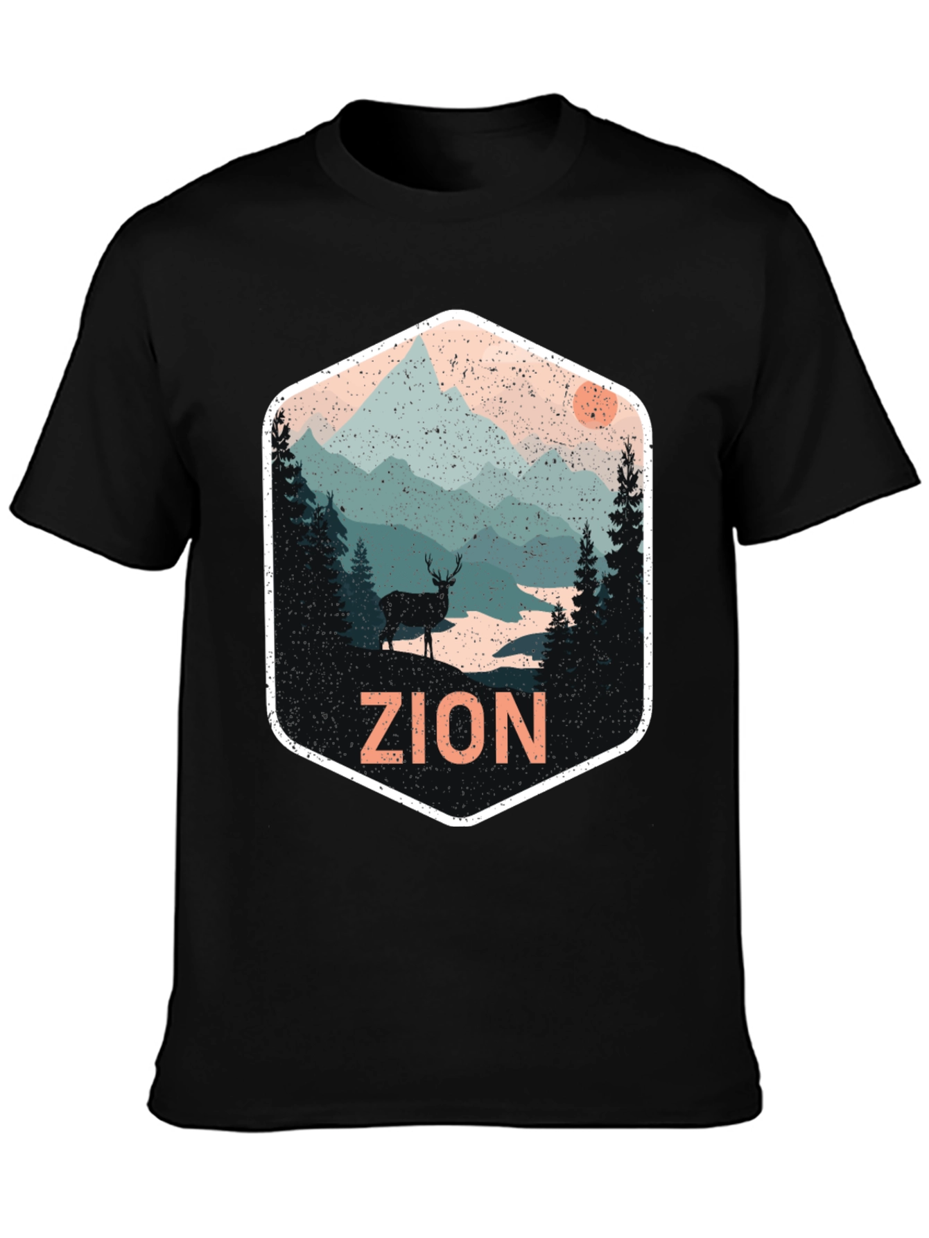 Zion Deer Mountain Graphic Tee