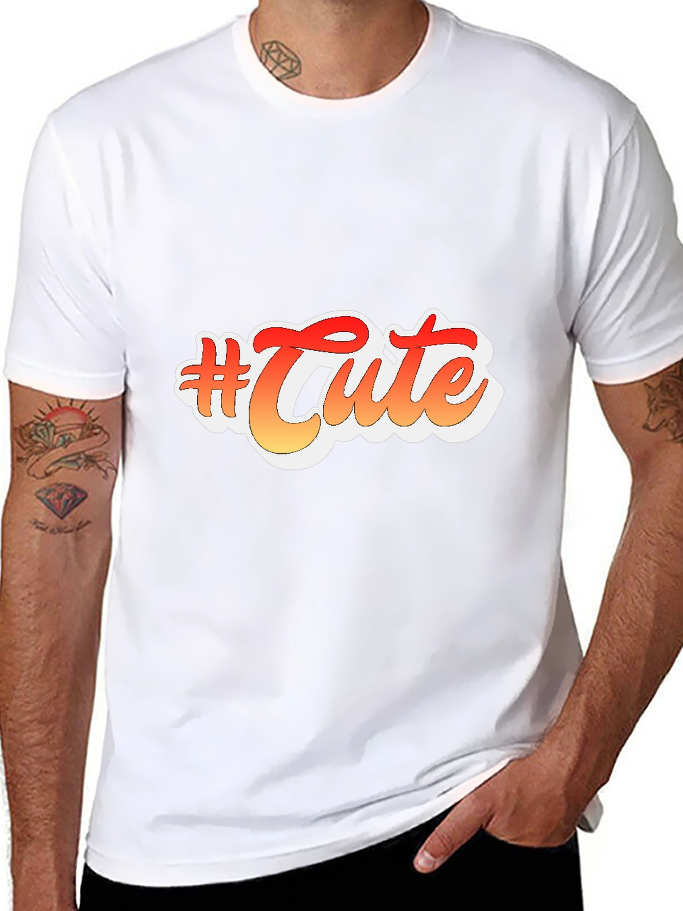 #Cute Graphic Tee - Trendy Streetwear T-Shirt