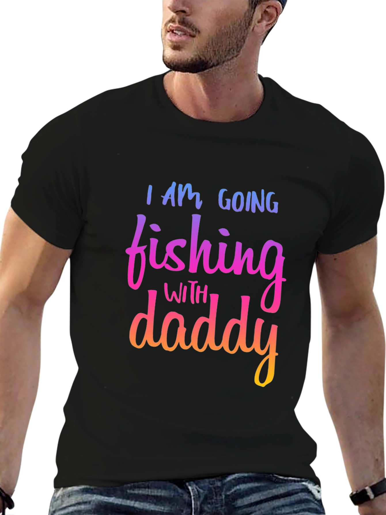 Fishing With Daddy Graphic Tee