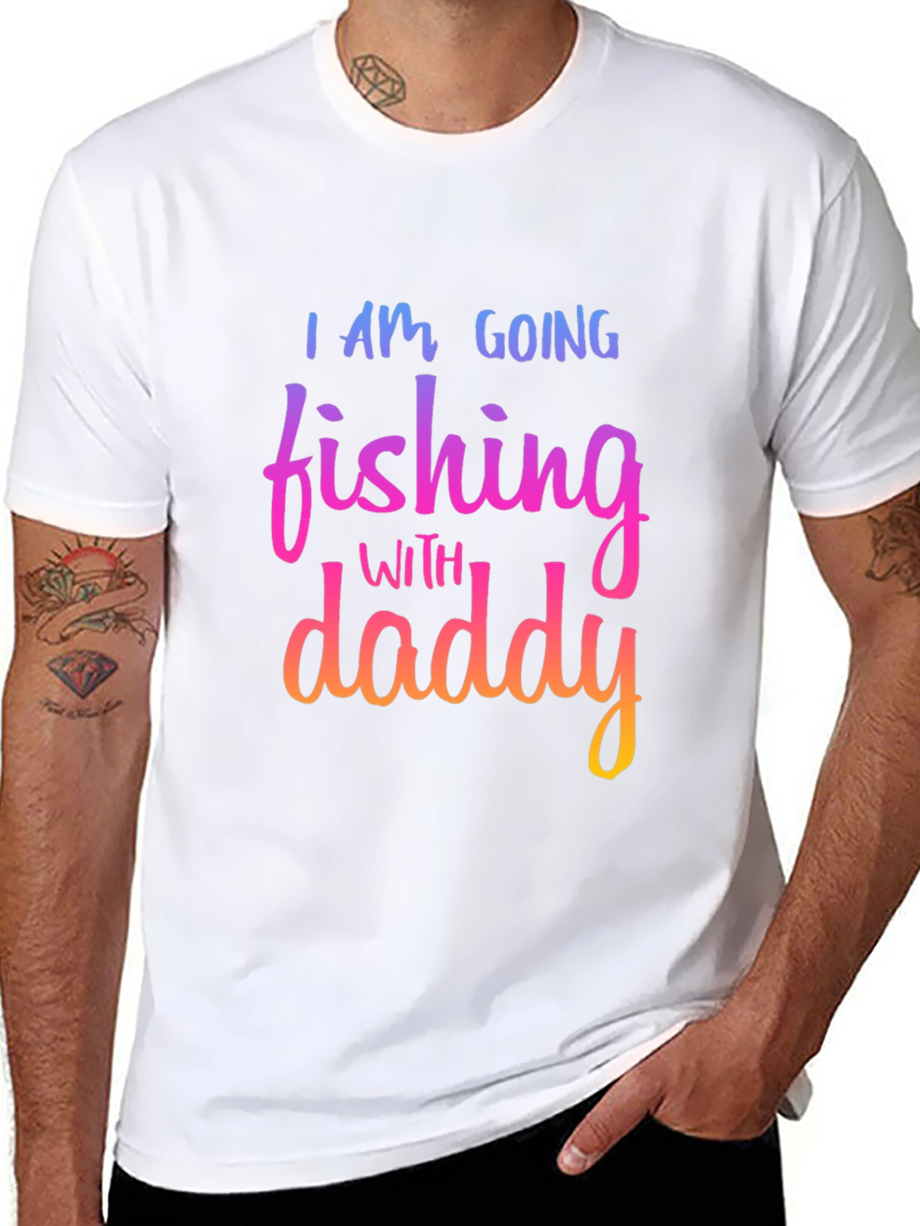 Fishing With Daddy Graphic Tee