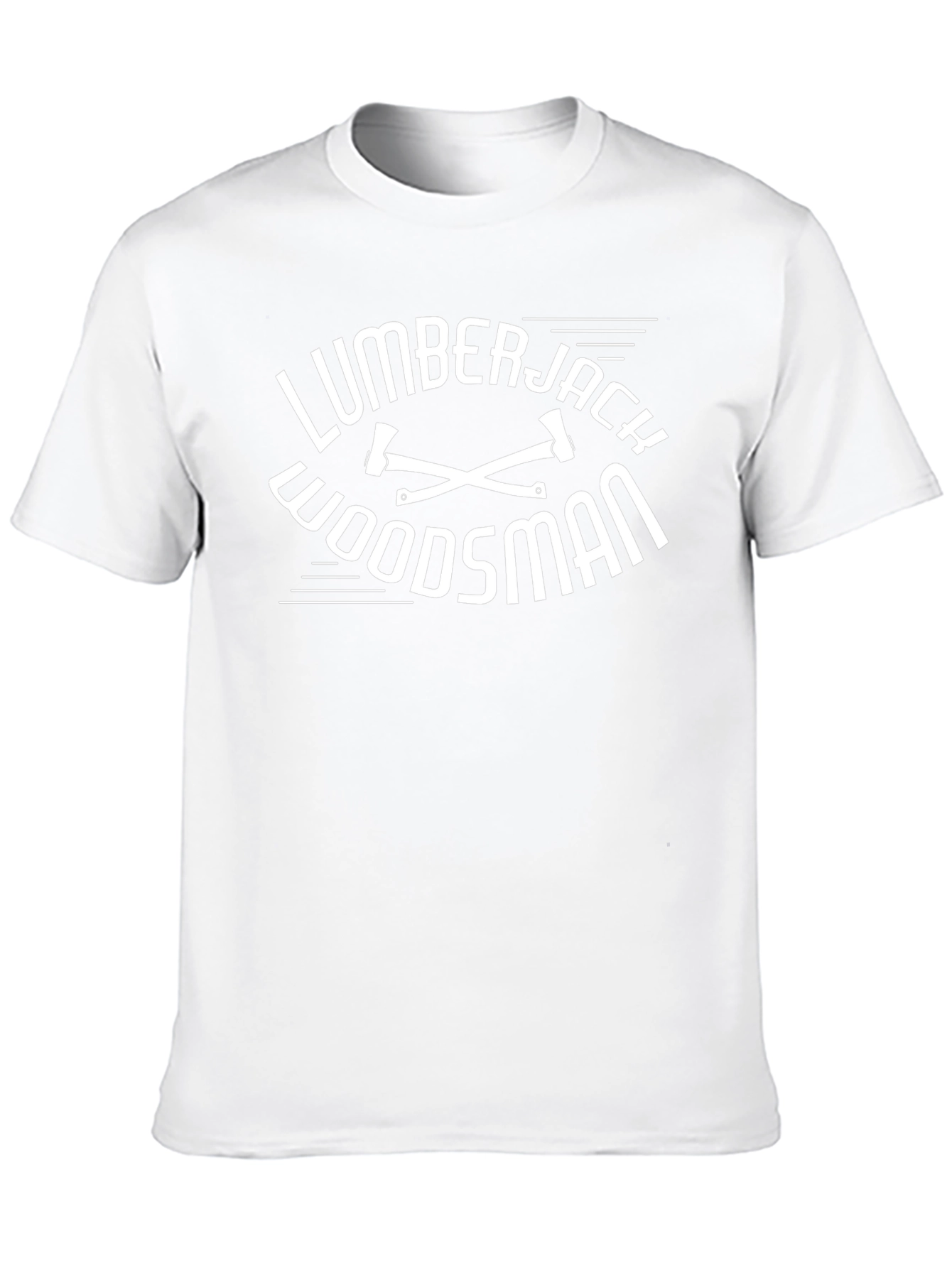 Lumberjack Woodsman Graphic Tee - Classic Black T-Shirt