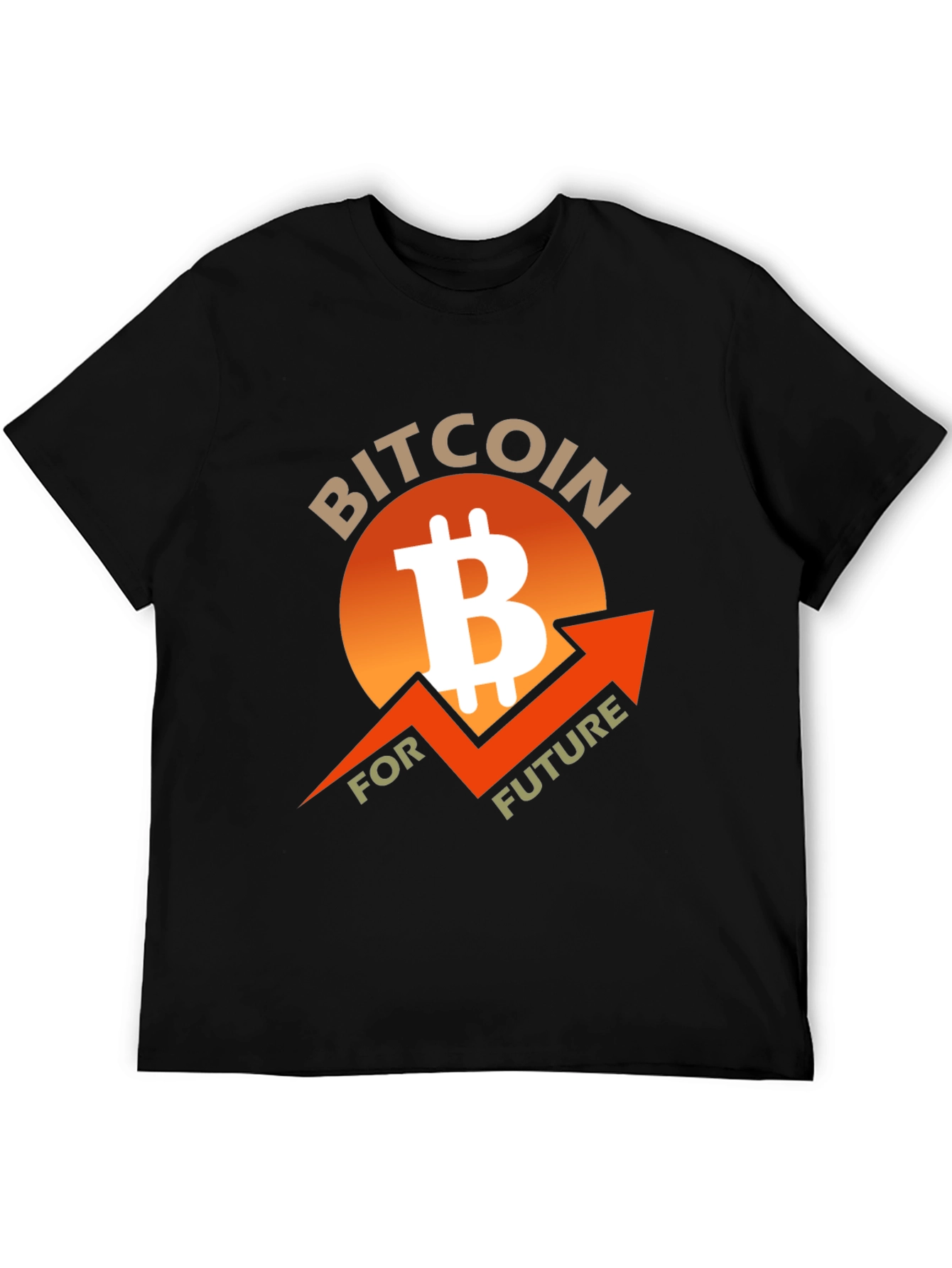 Bitcoin Future Black T-Shirt Crypto Currency Tee