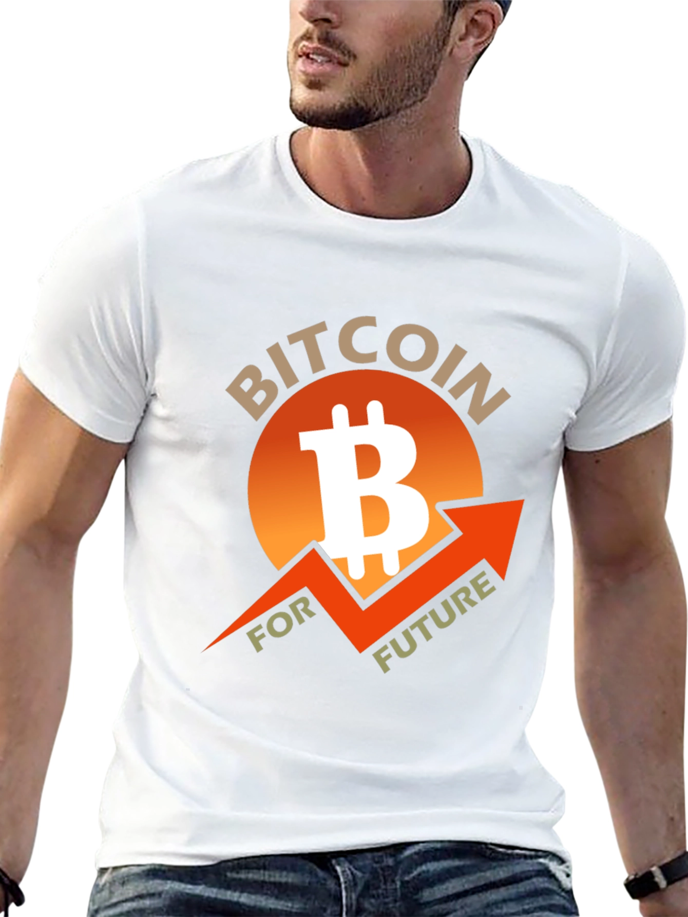 Bitcoin Future Black T-Shirt Crypto Currency Tee