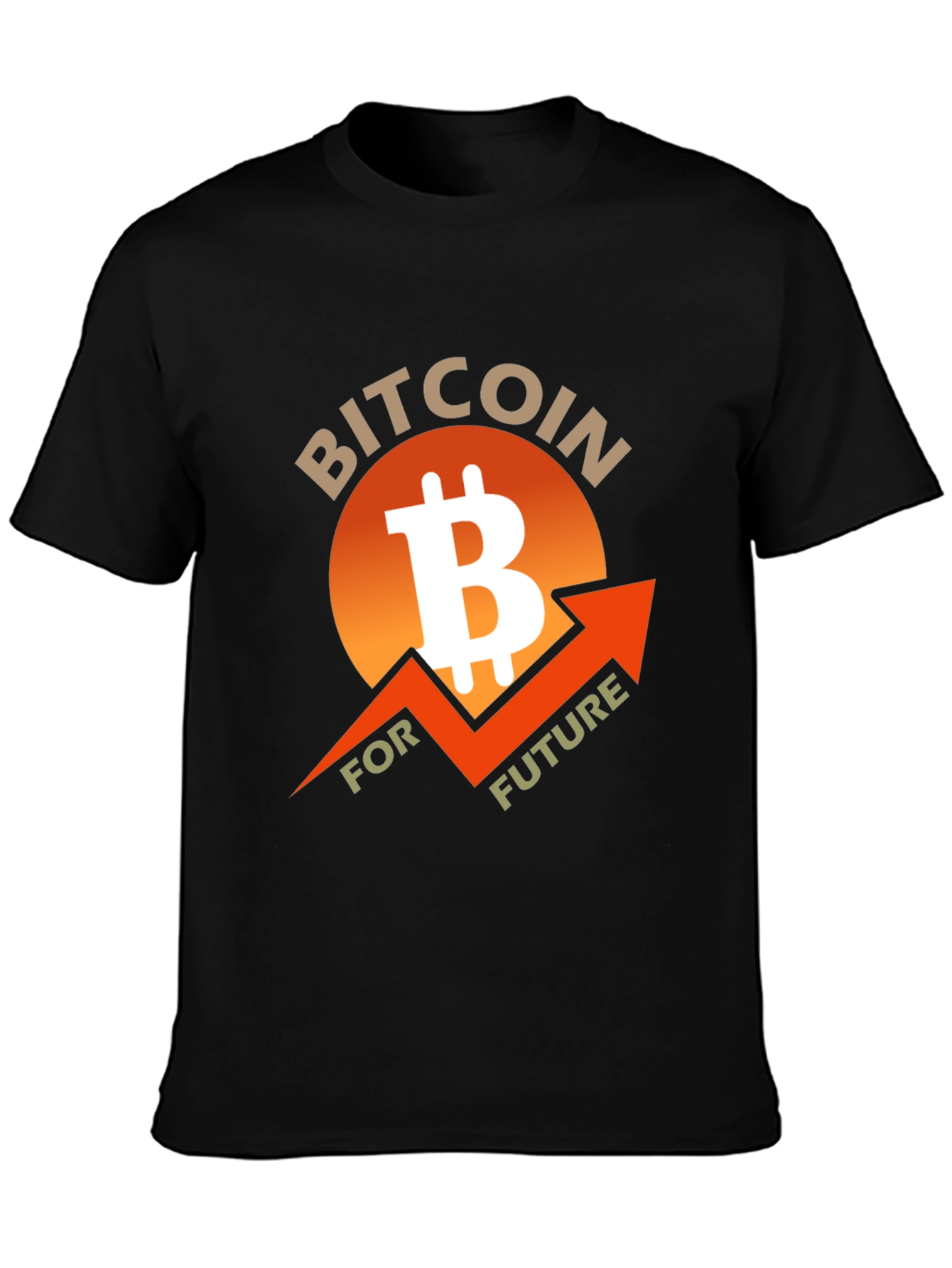 Bitcoin Future Black T-Shirt Crypto Currency Tee