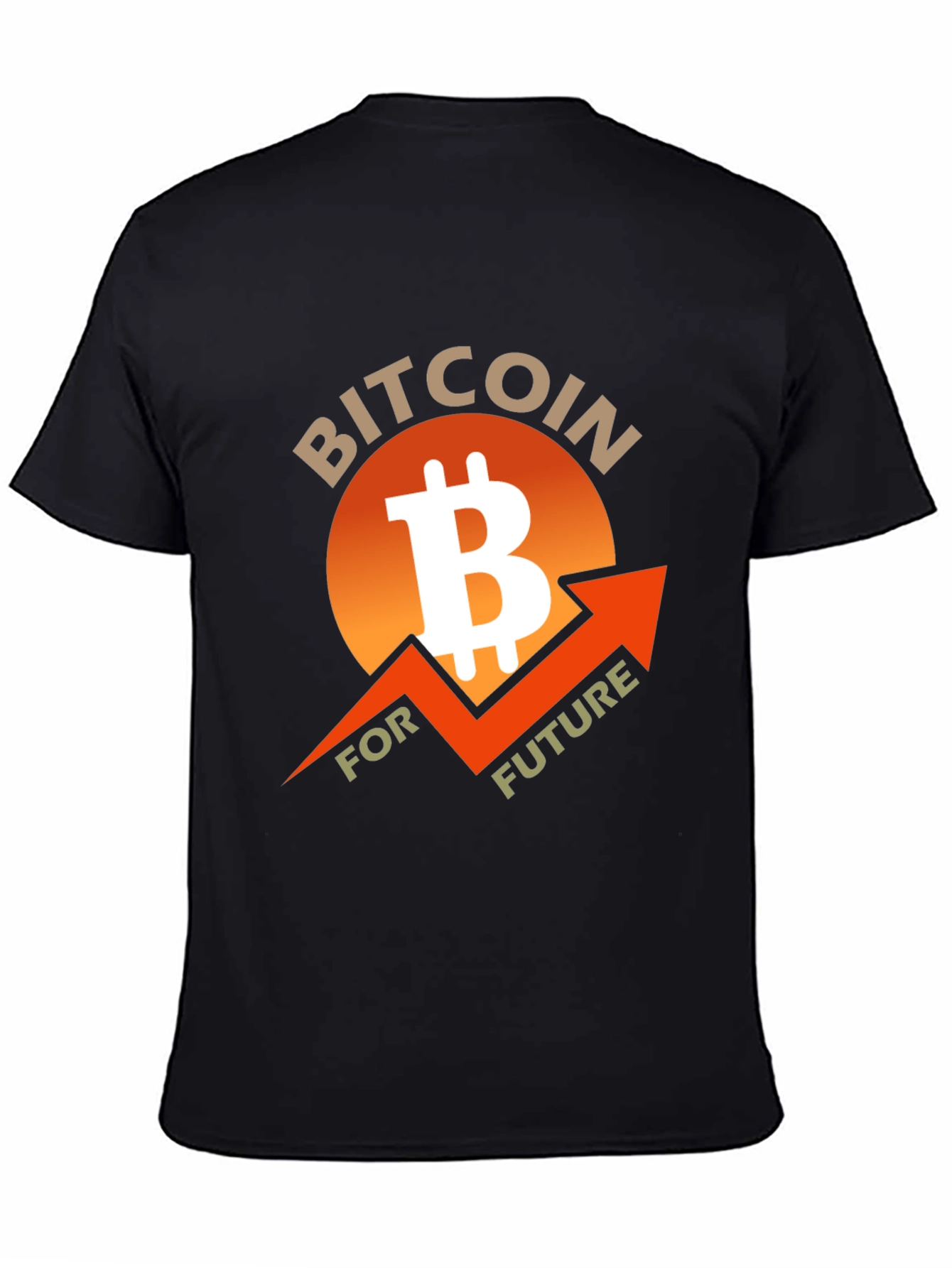 Bitcoin Future Black T-Shirt Crypto Currency Tee
