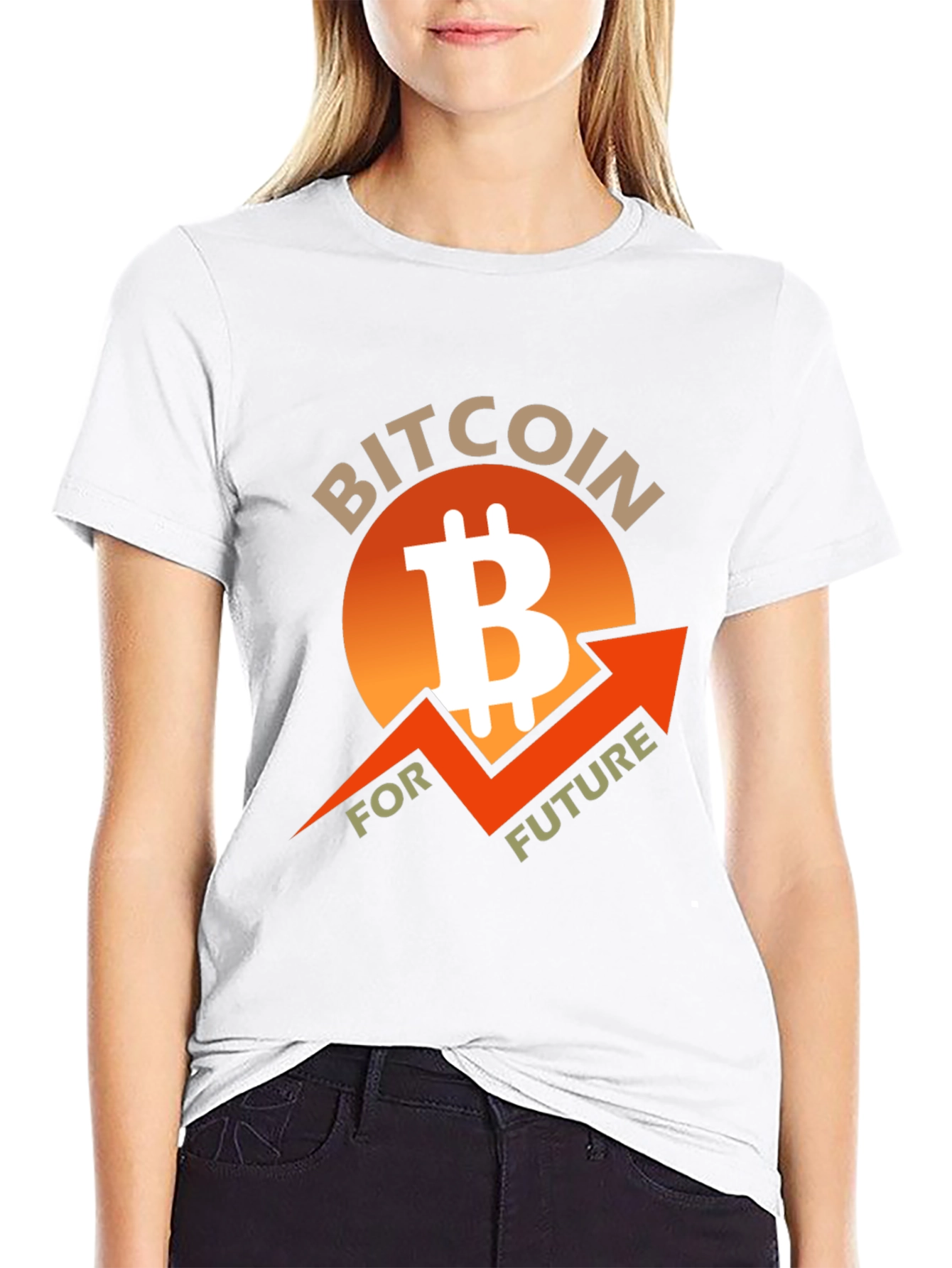 Bitcoin Future Black T-Shirt Crypto Currency Tee