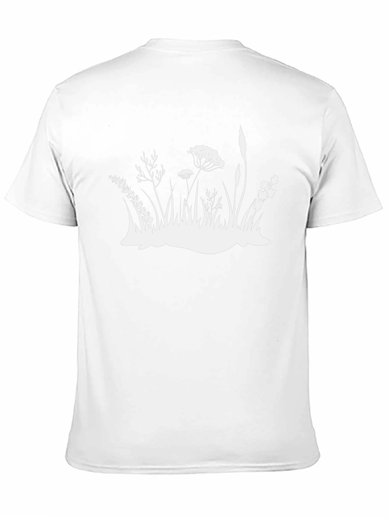 Floral Graphic Black T-Shirt - Nature Inspired Design