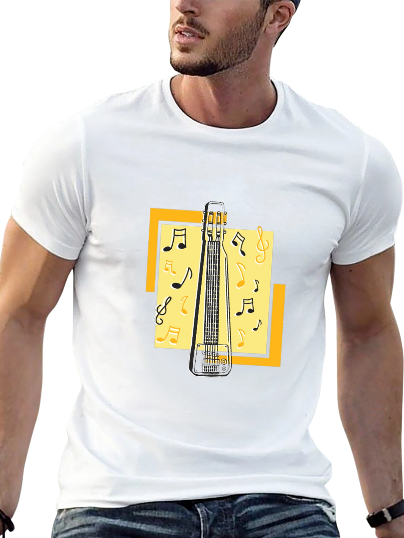 Musicians Lap Steel Guitar Tee