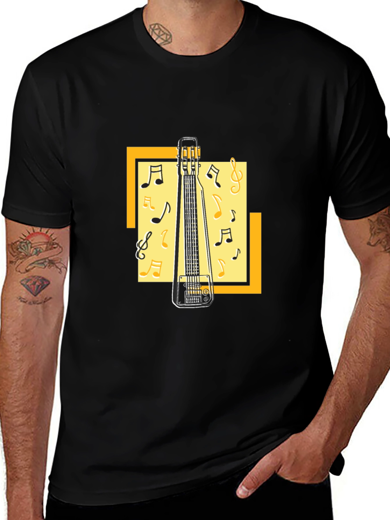 Musicians Lap Steel Guitar Tee