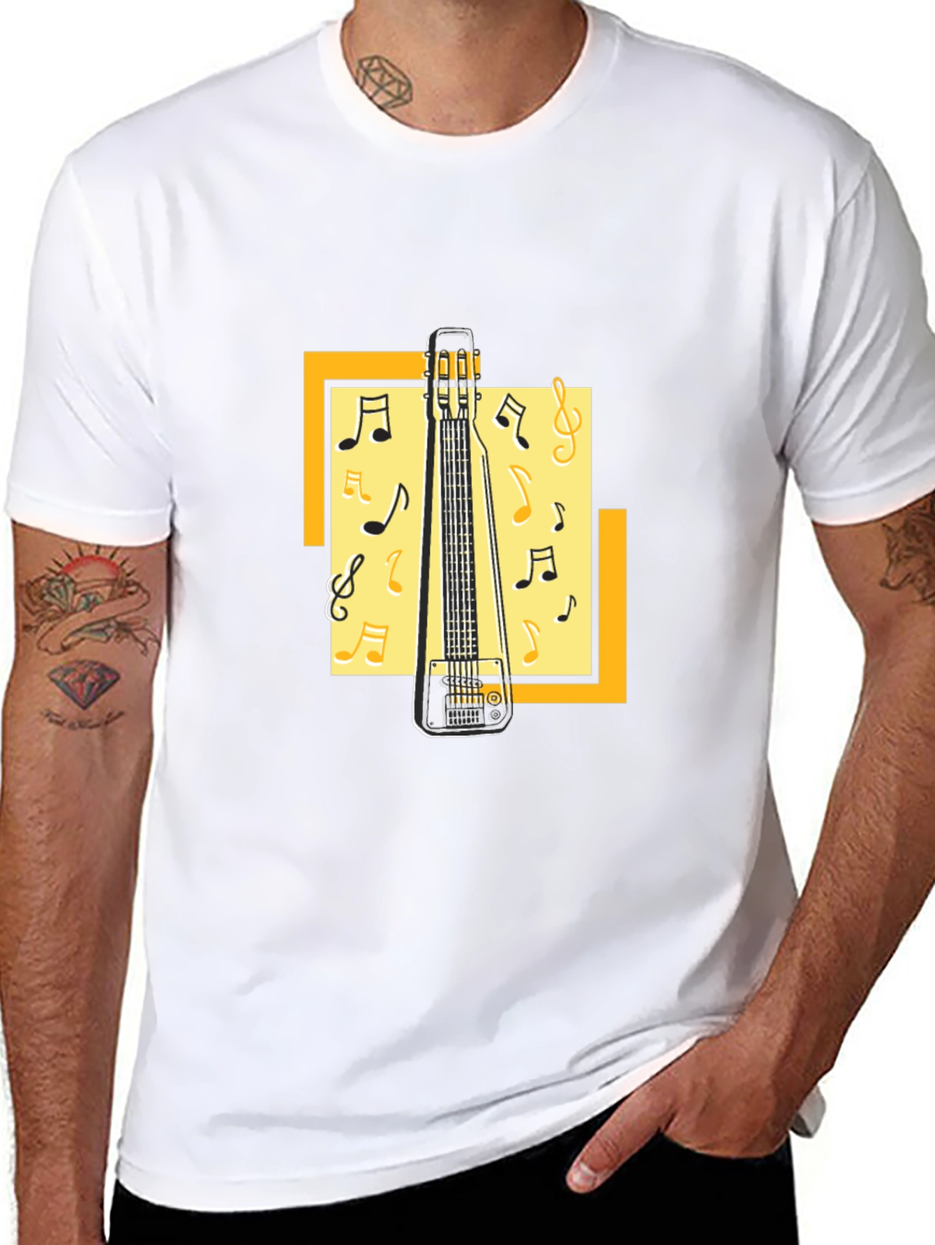 Musicians Lap Steel Guitar Tee