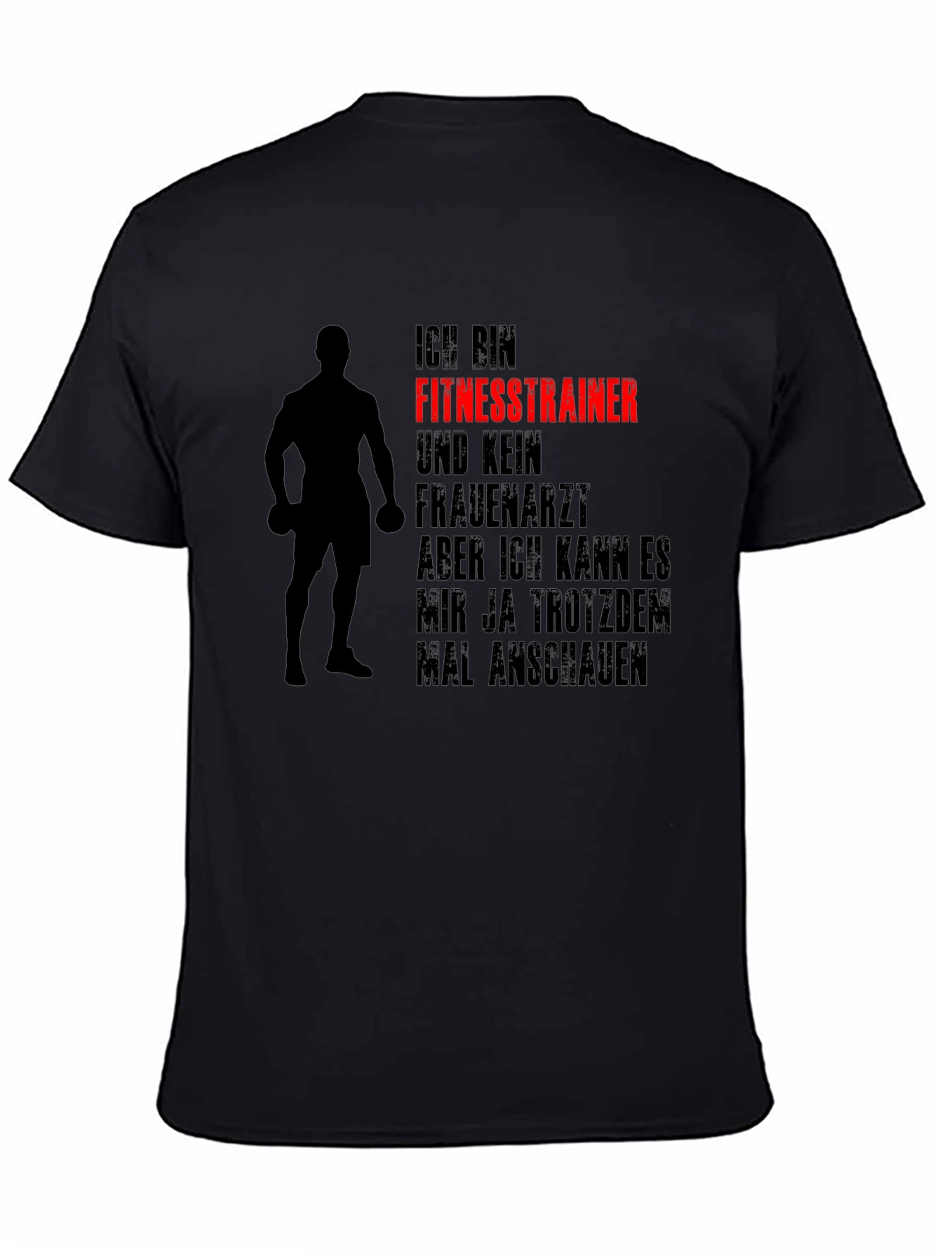 Funny Fitness Trainer T-Shirt German Text