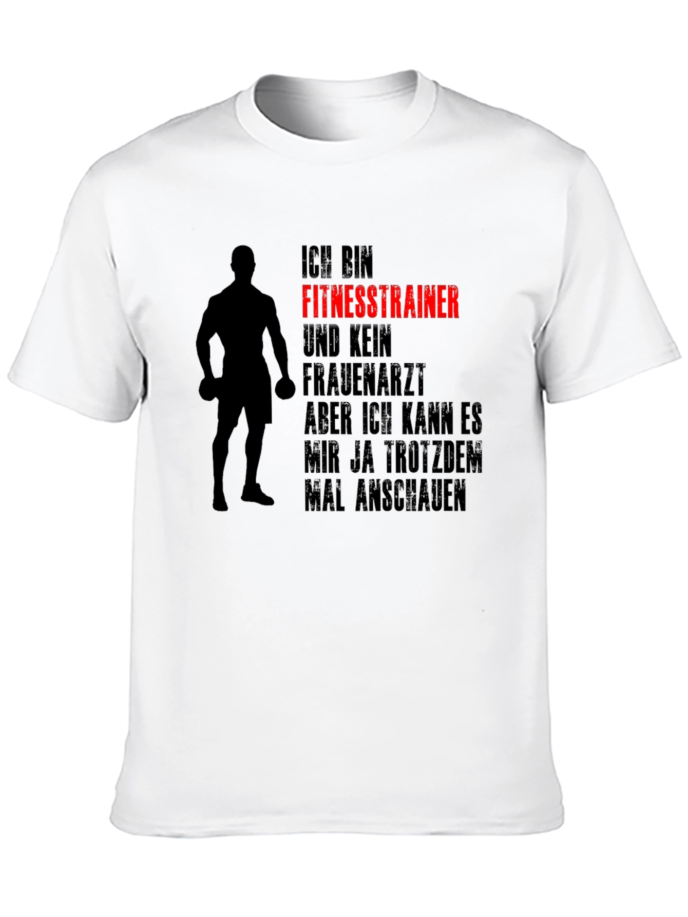 Funny Fitness Trainer T-Shirt German Text