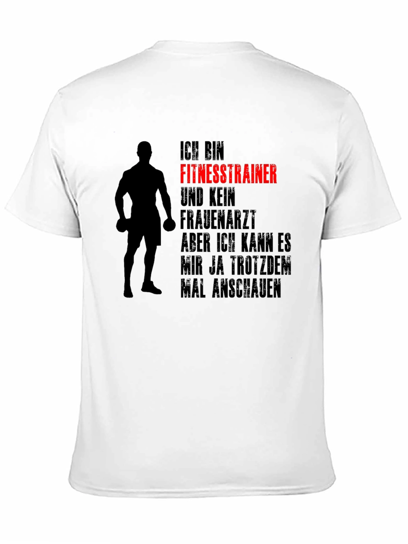 Funny Fitness Trainer T-Shirt German Text
